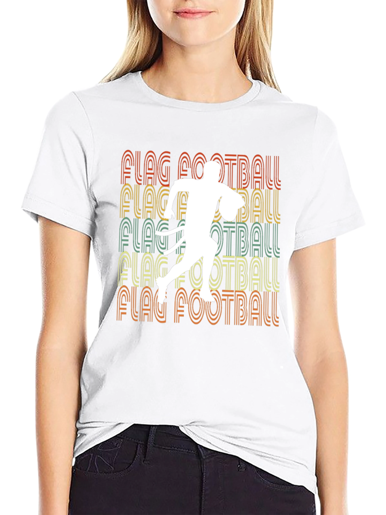 Flag Football Retro T-Shirt