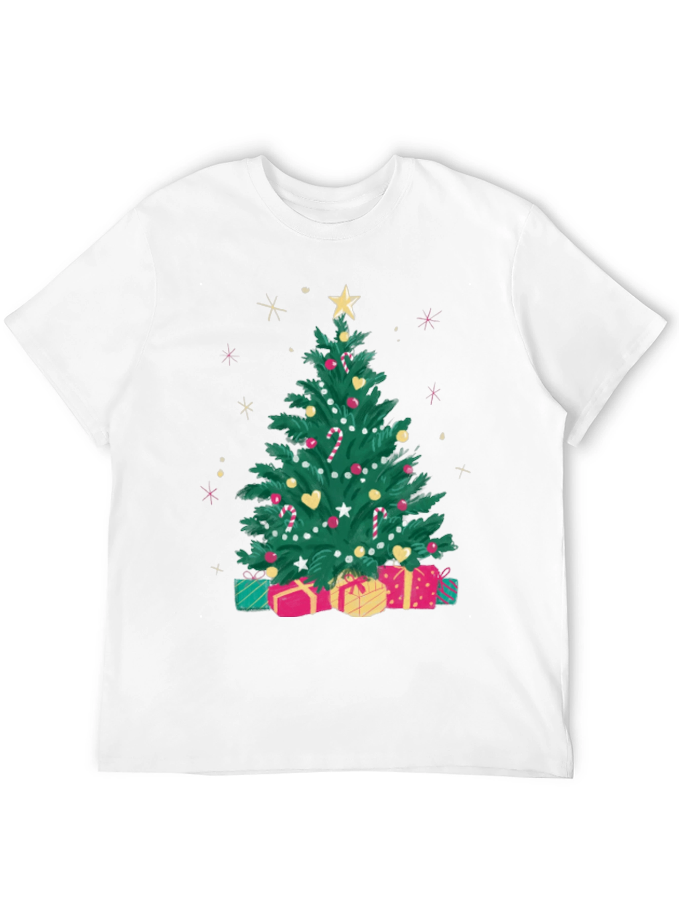 Festive Christmas Tree Graphic Tee