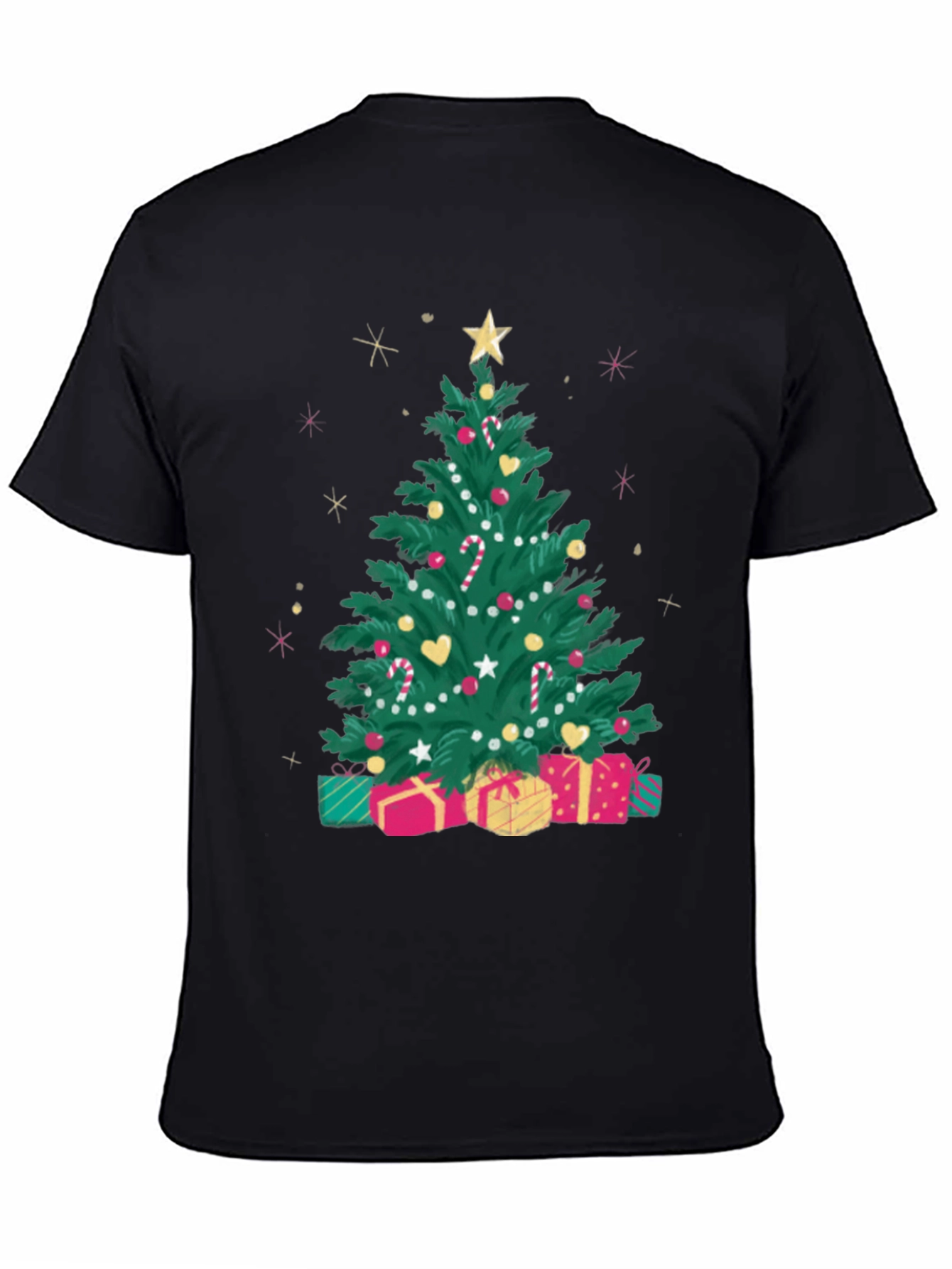 Festive Christmas Tree Graphic Tee