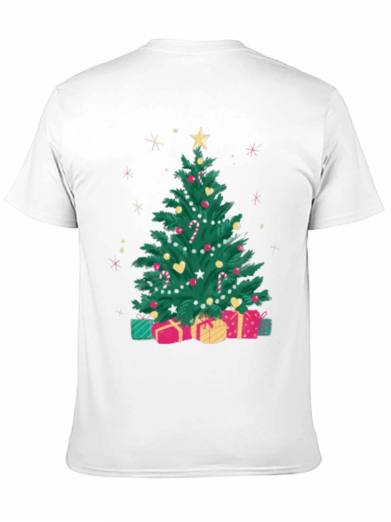 Festive Christmas Tree Graphic Tee
