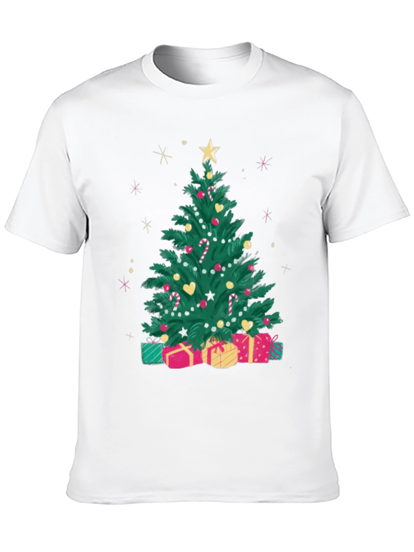 Festive Christmas Tree Graphic Tee
