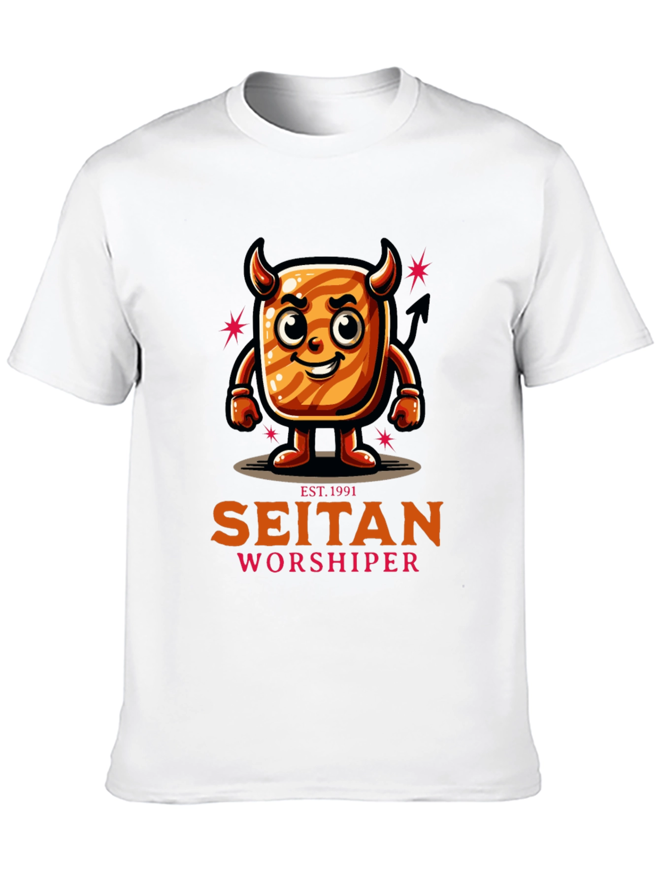 Seitan Worshiper Graphic T-Shirt