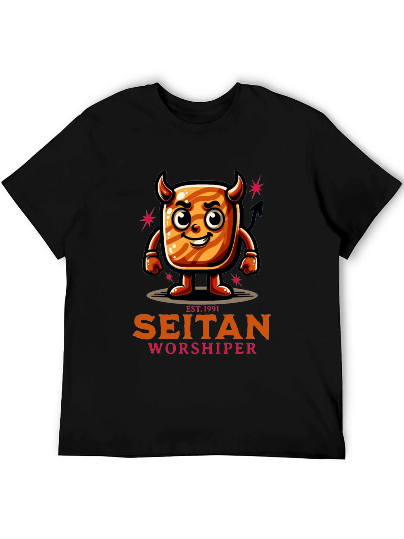 Seitan Worshiper Graphic T-Shirt