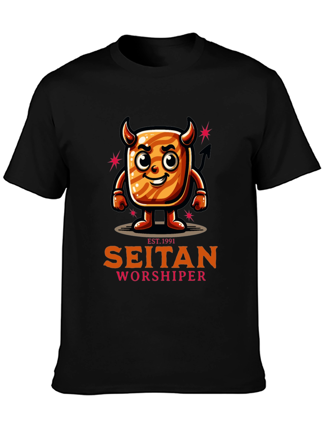 Seitan Worshiper Graphic T-Shirt