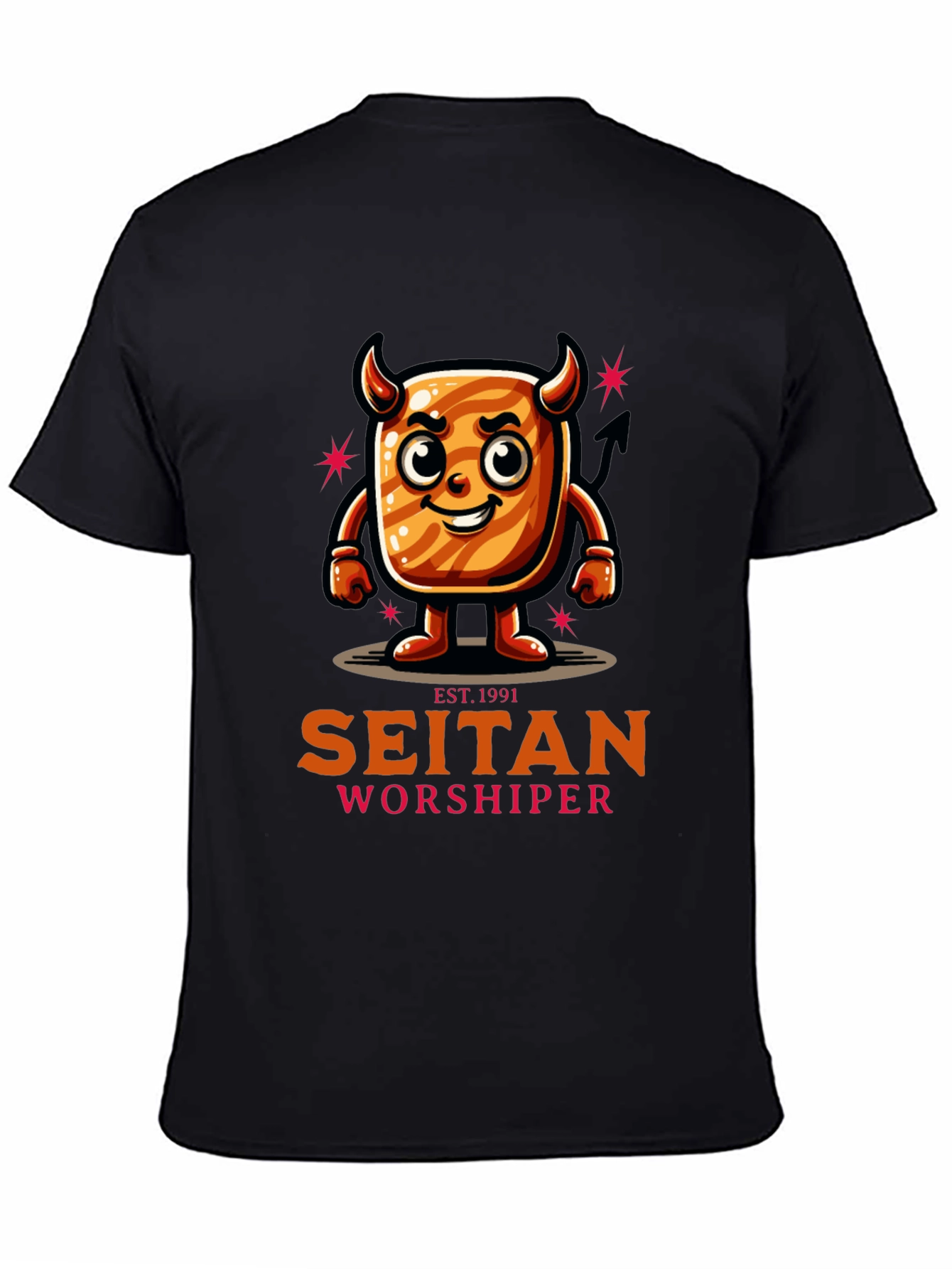 Seitan Worshiper Graphic T-Shirt