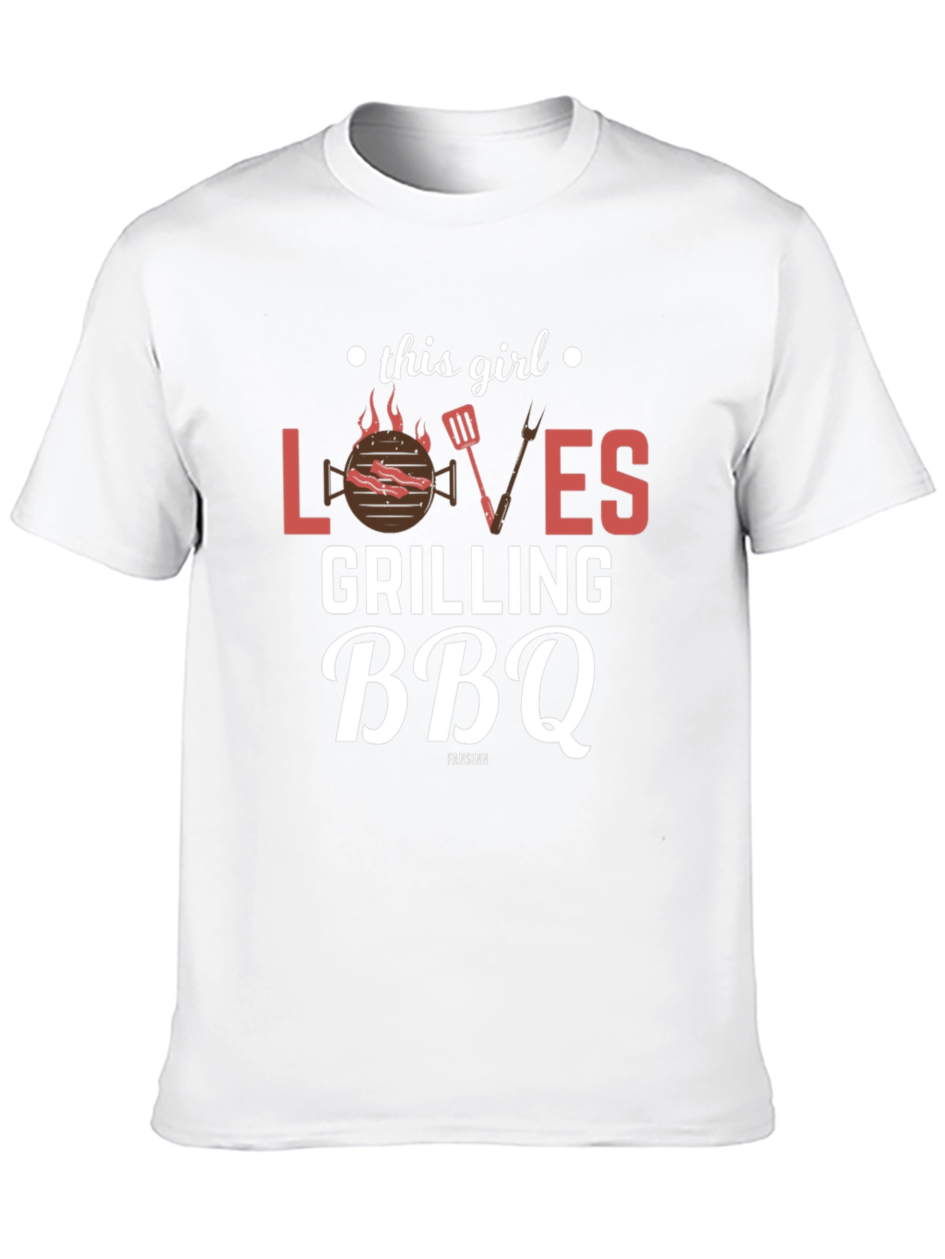 This Girl Loves Grilling BBQ T-Shirt