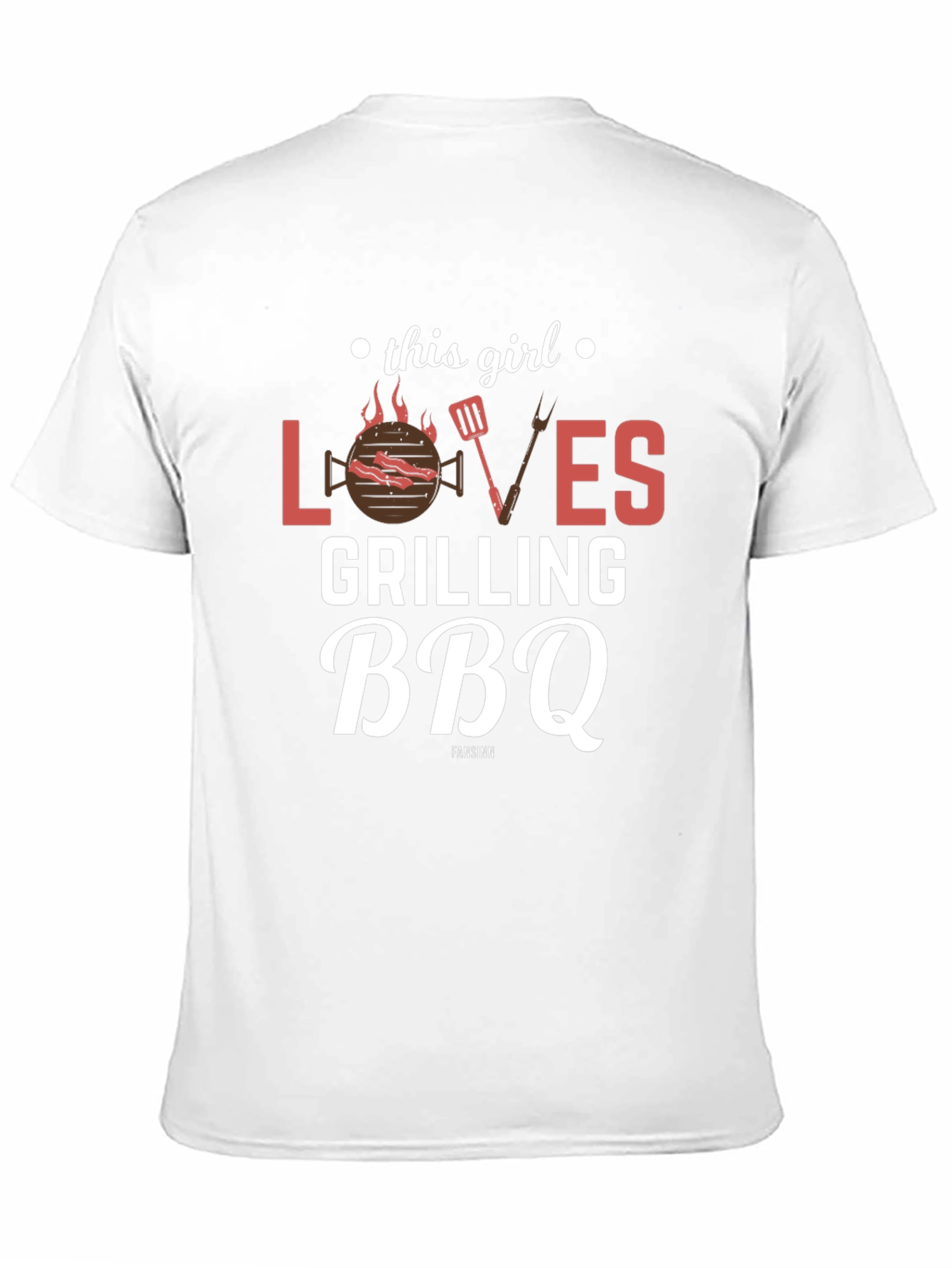 This Girl Loves Grilling BBQ T-Shirt