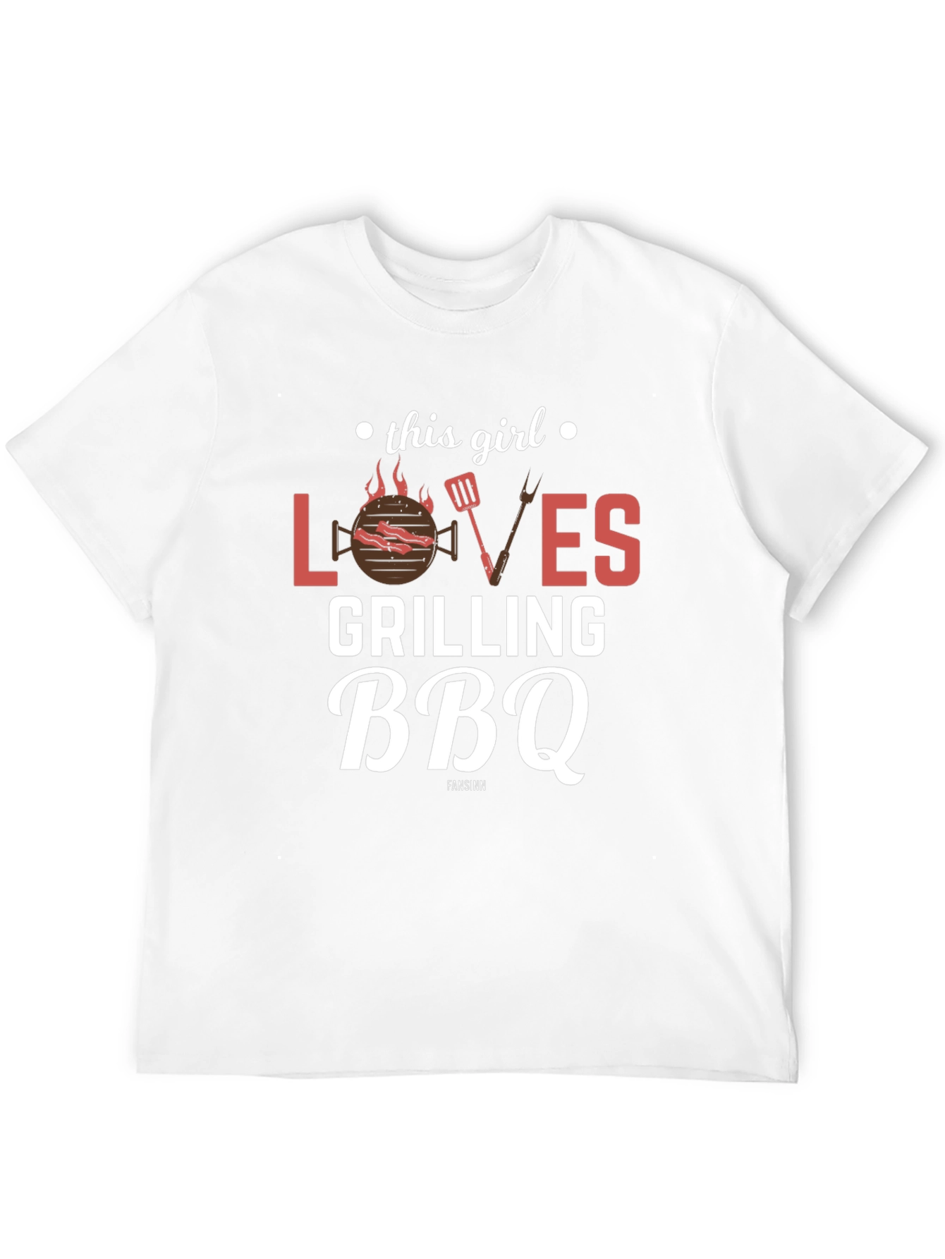 This Girl Loves Grilling BBQ T-Shirt