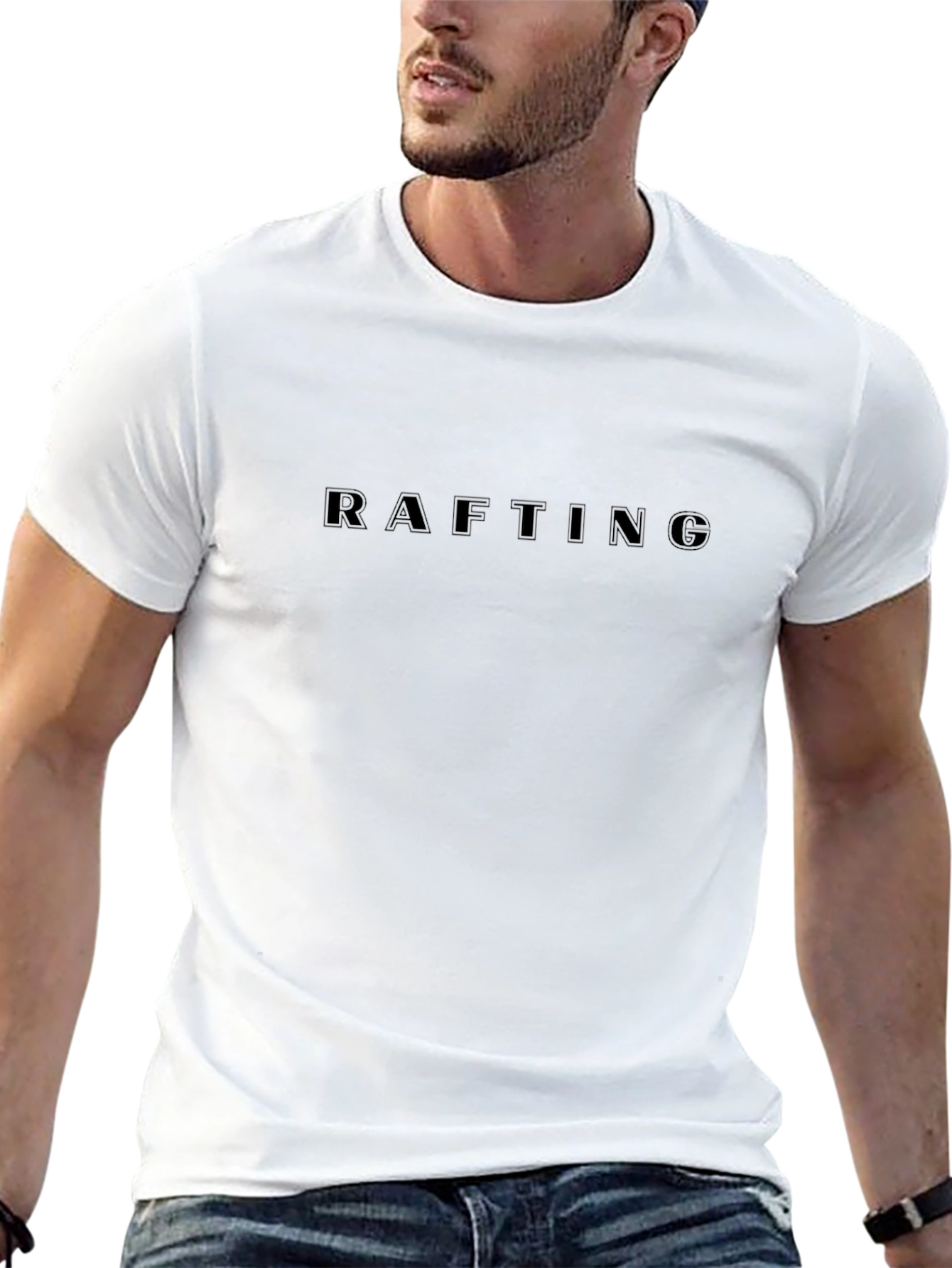 Rafting Black T-Shirt - Adventure Ready Style