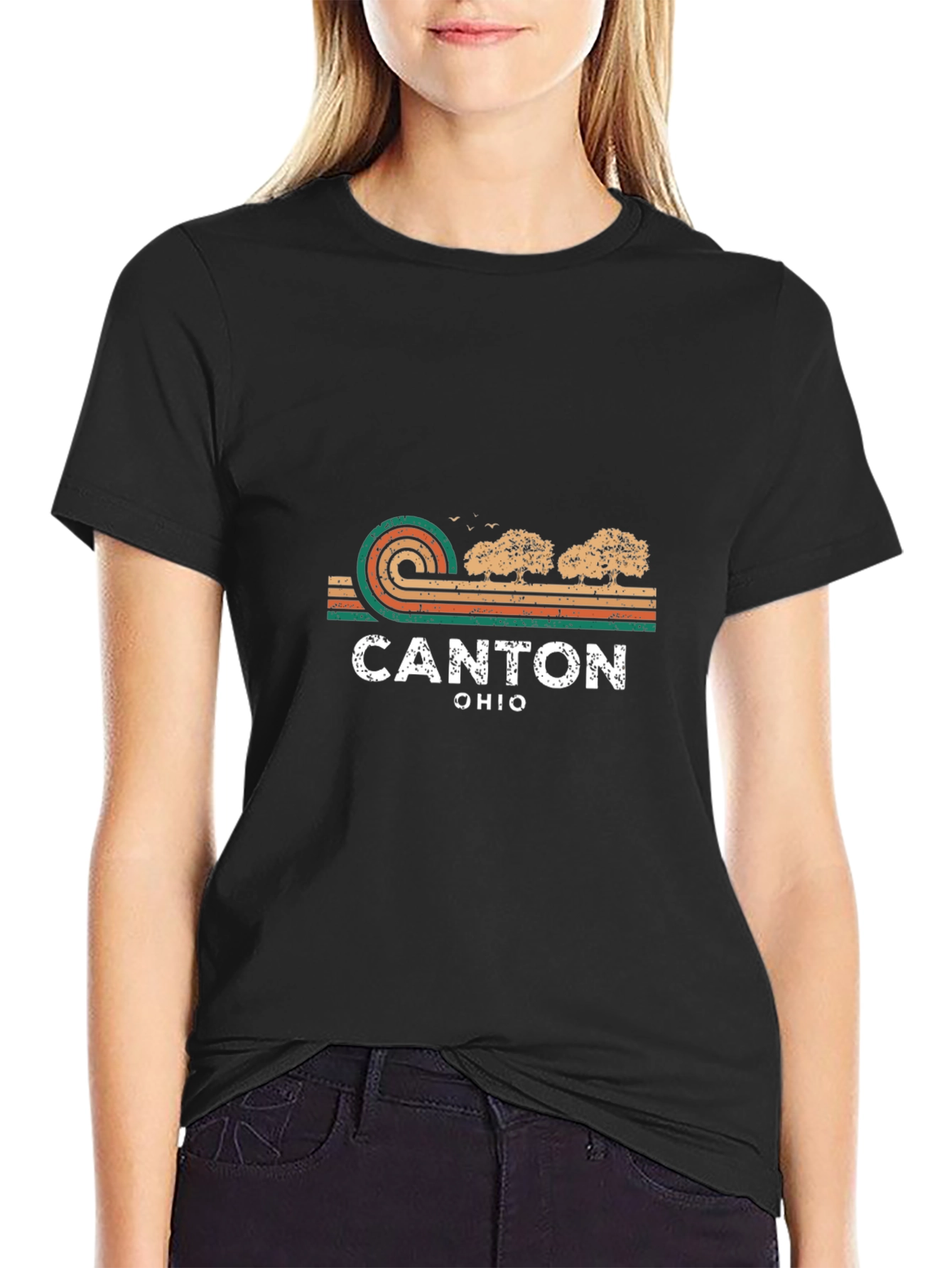 Canton Ohio Retro Graphic T-Shirt