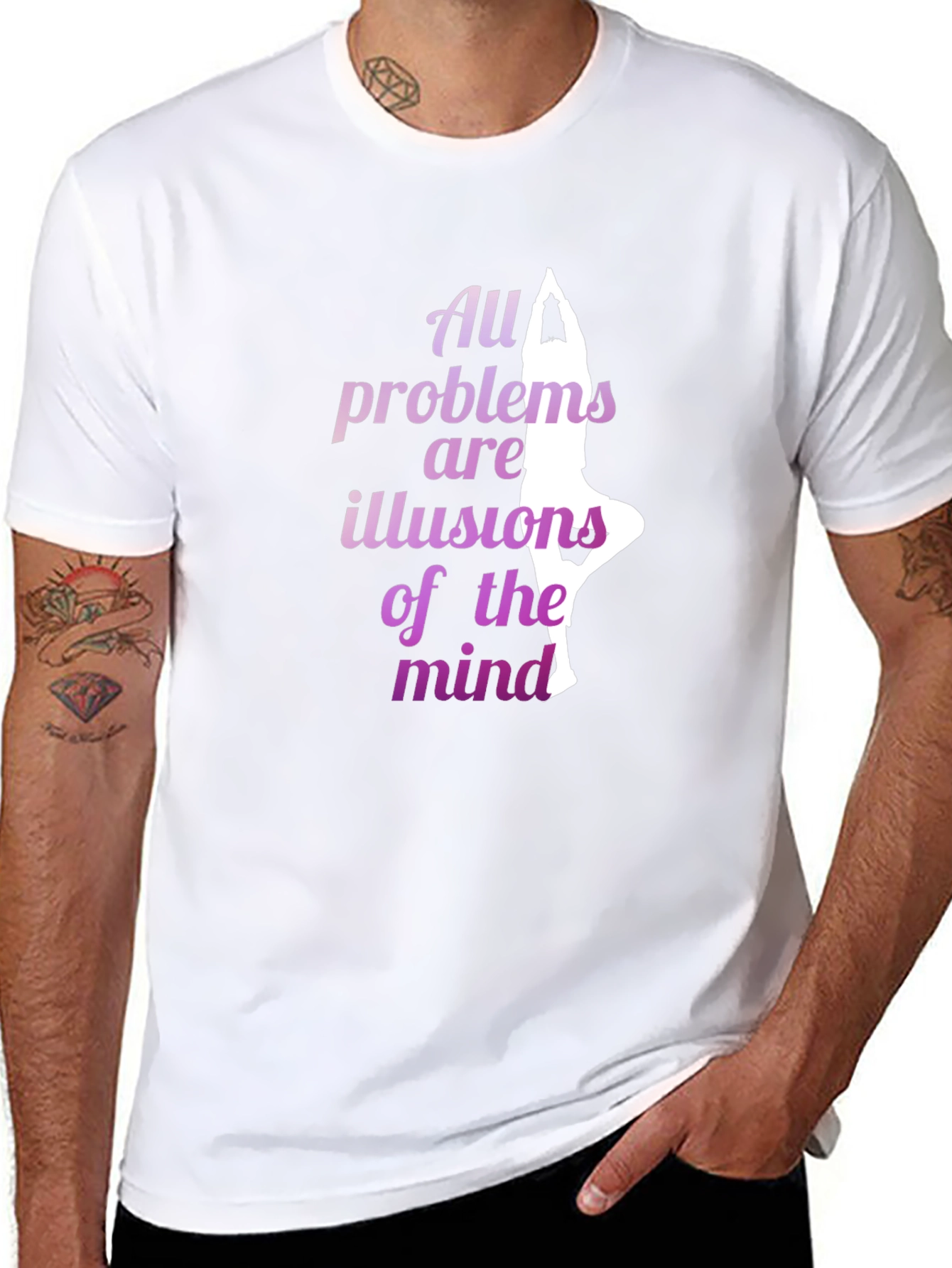 Yoga T-Shirt: All Problems Are Illusions