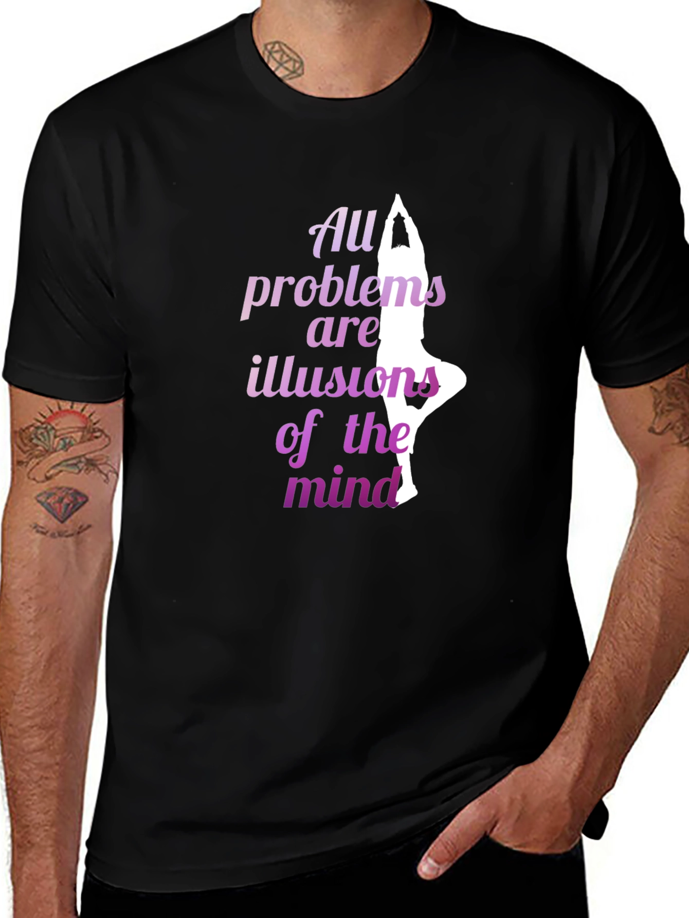 Yoga T-Shirt: All Problems Are Illusions