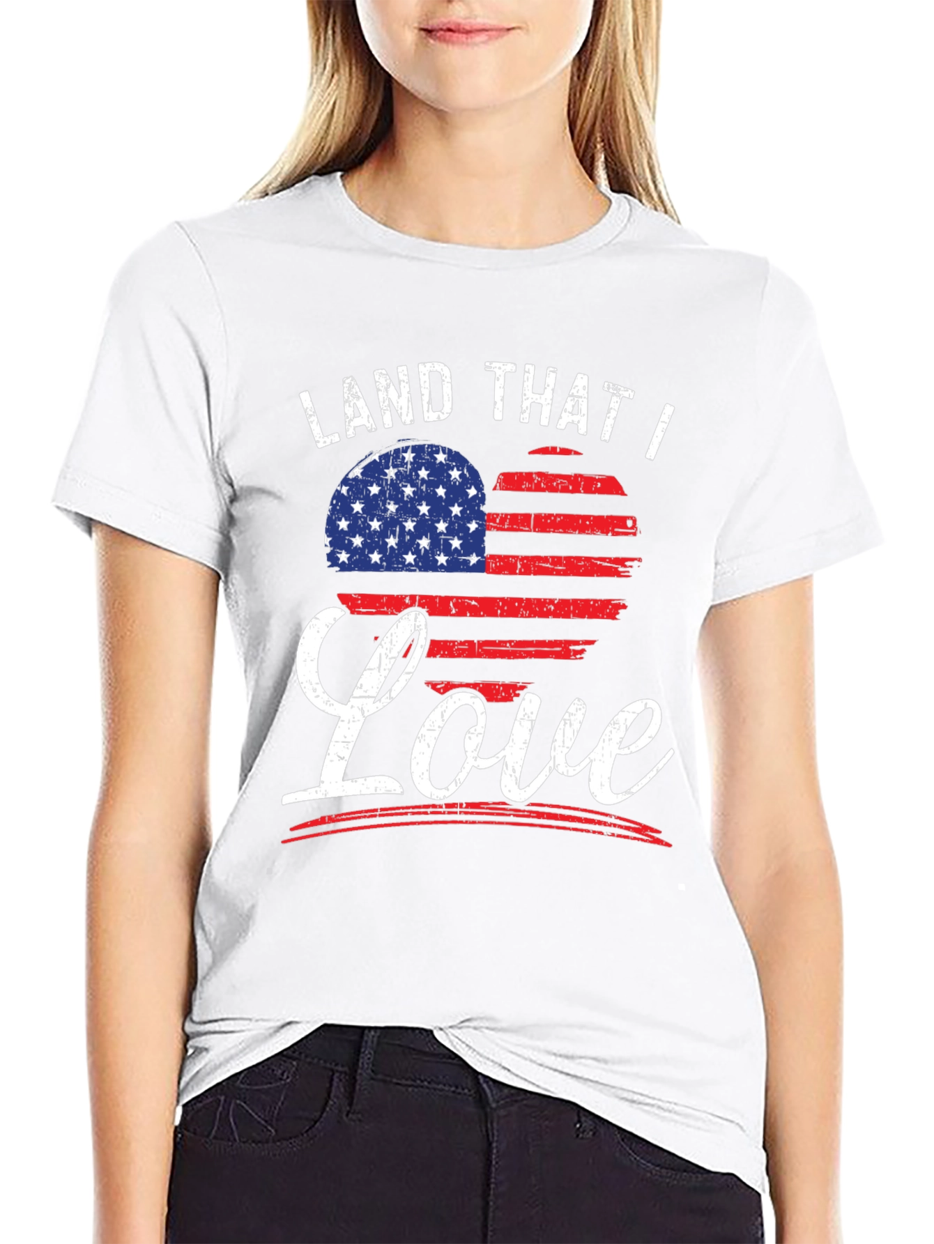 Land That I Love Patriotic Graphic Tee
