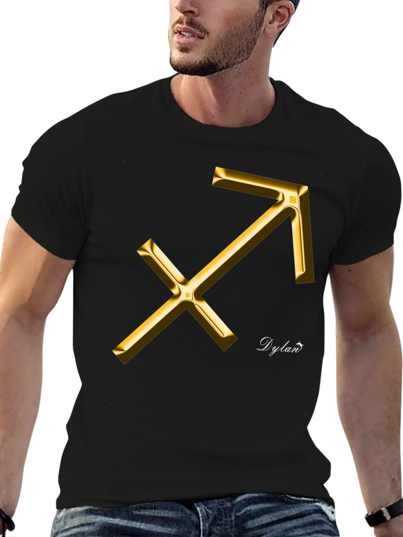 Sagittarius Zodiac Graphic Tee - Custom Name Option