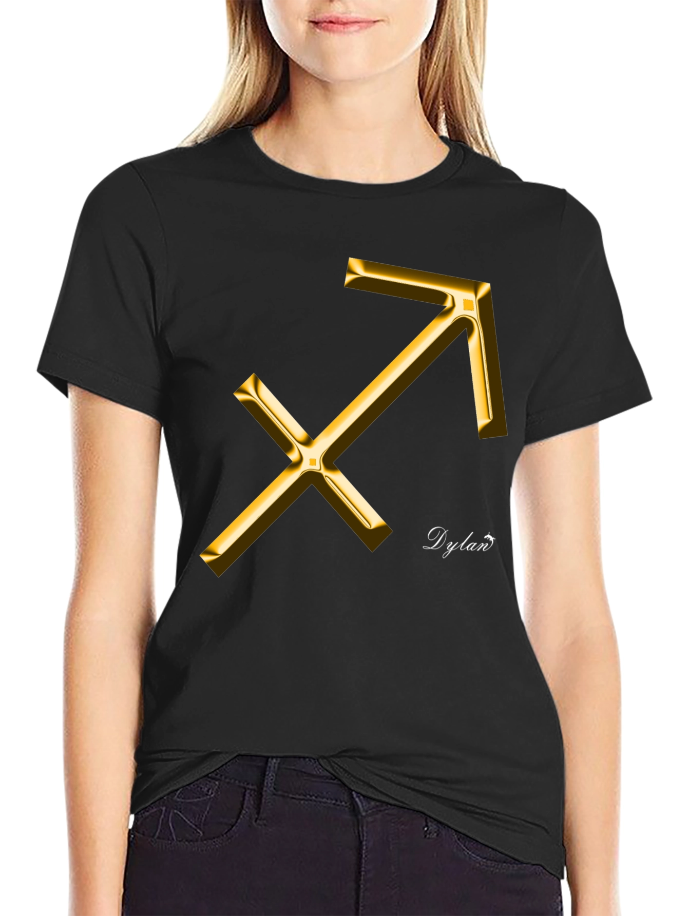 Sagittarius Zodiac Graphic Tee - Custom Name Option