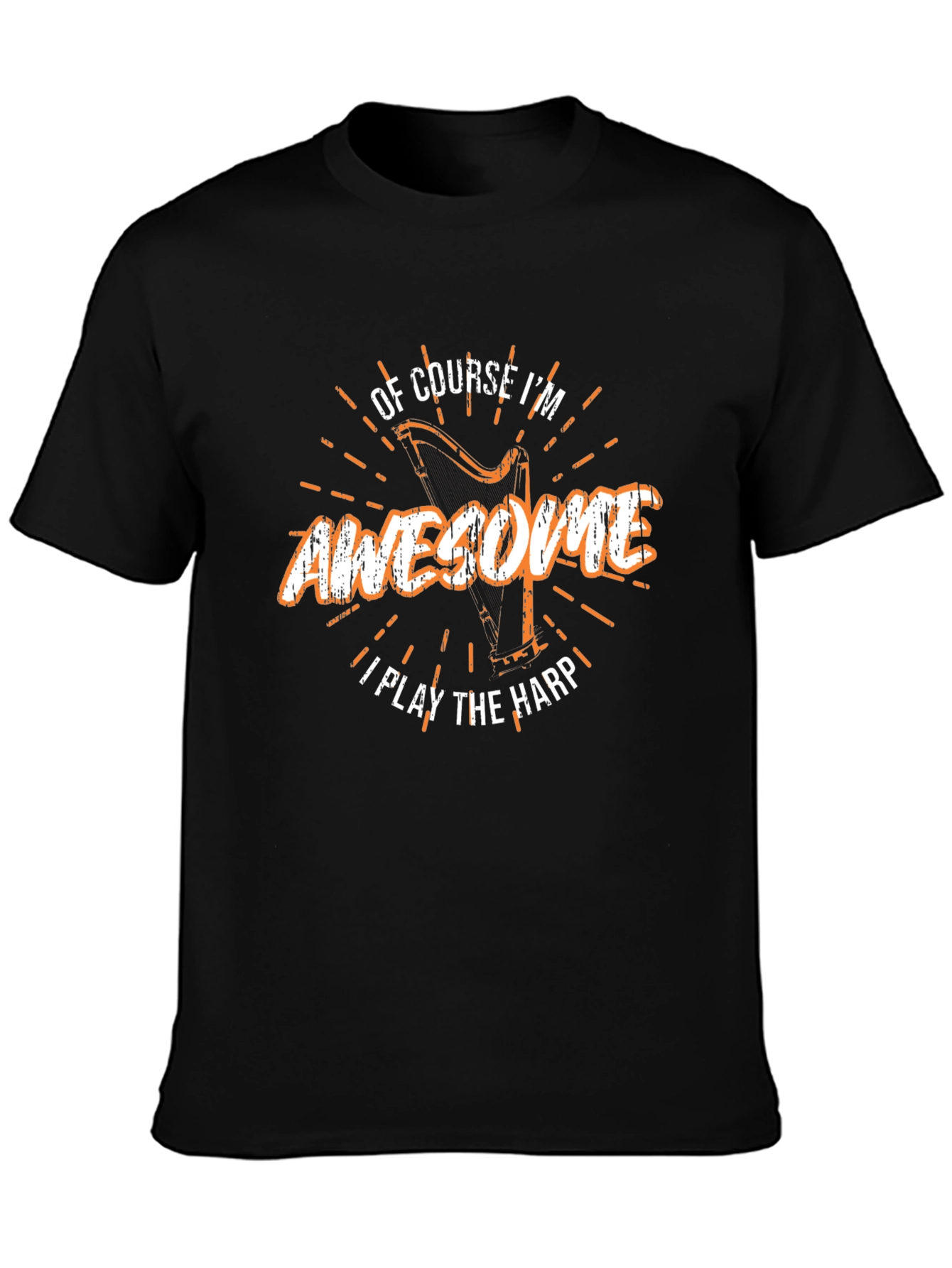 Awesome Harp Player Graphic Tee