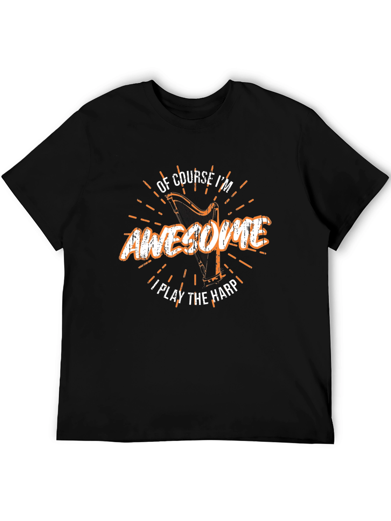 Awesome Harp Player Graphic Tee