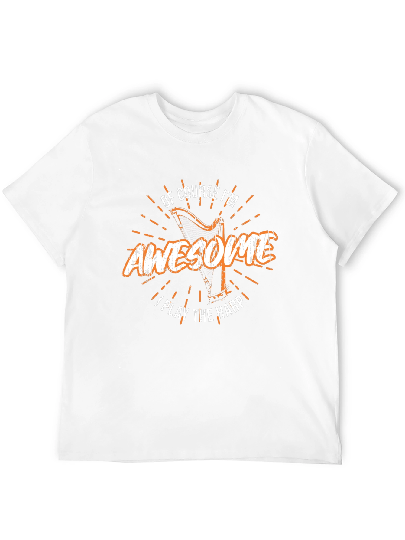 Awesome Harp Player Graphic Tee