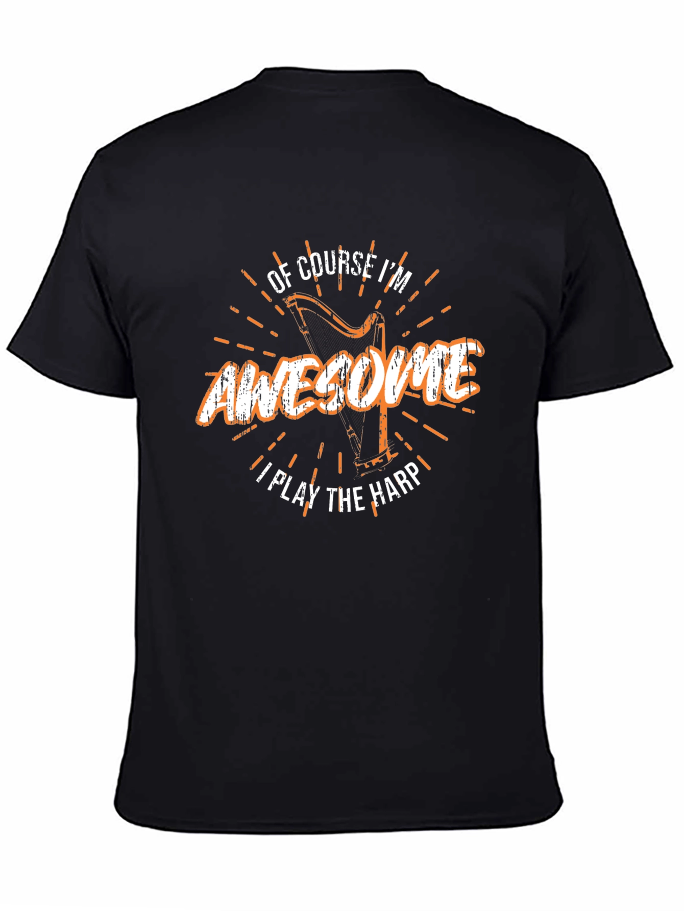 Awesome Harp Player Graphic Tee