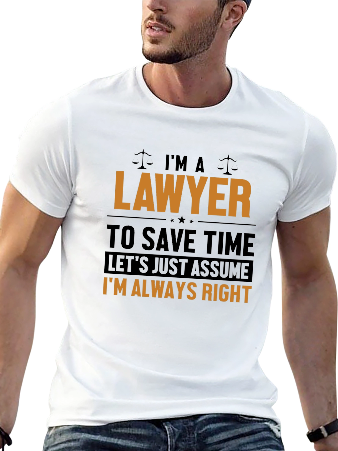 Lawyer T-Shirt: Im Always Right Funny Legal Tee