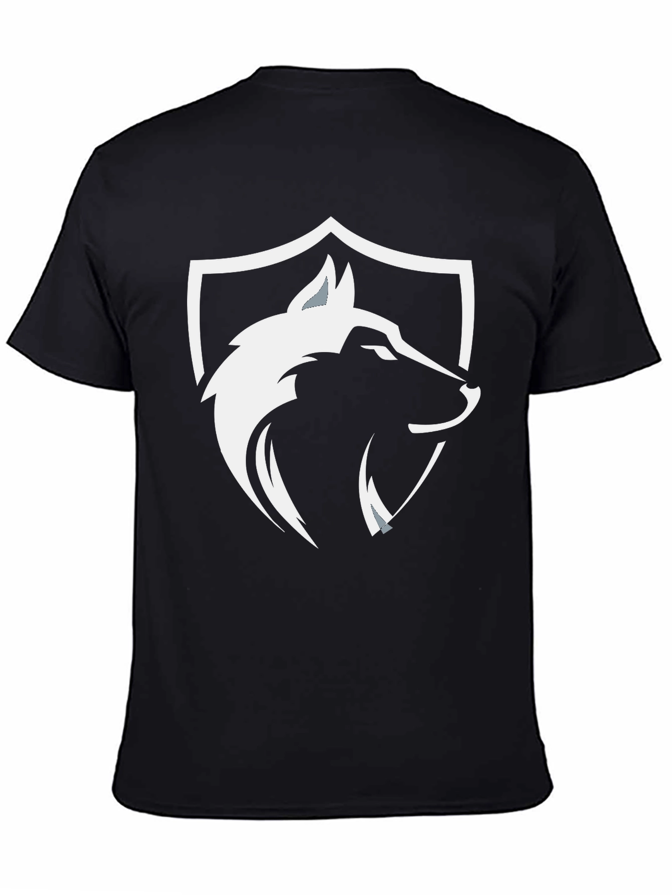 Black Wolf Shield Graphic Tee