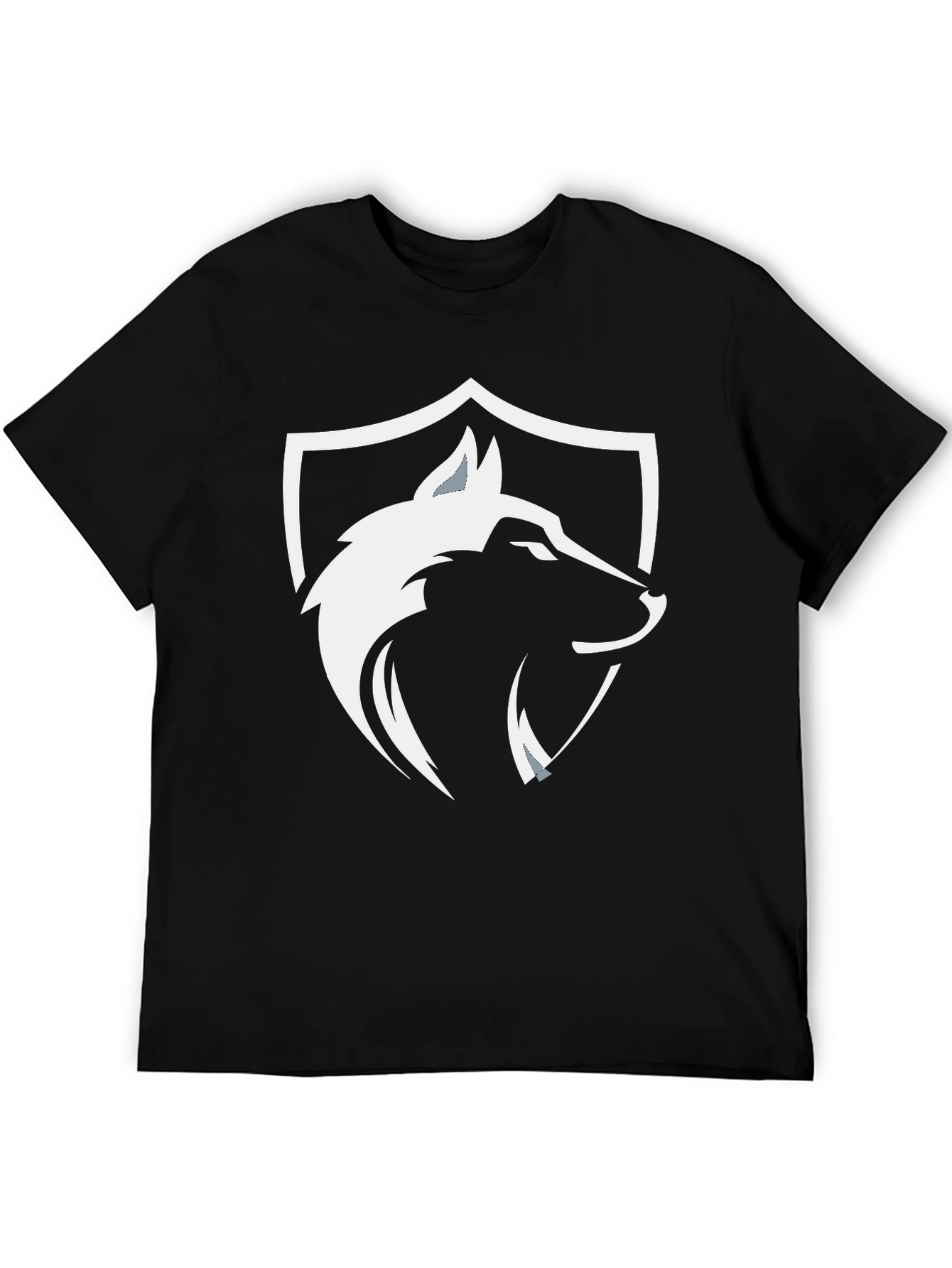Black Wolf Shield Graphic Tee