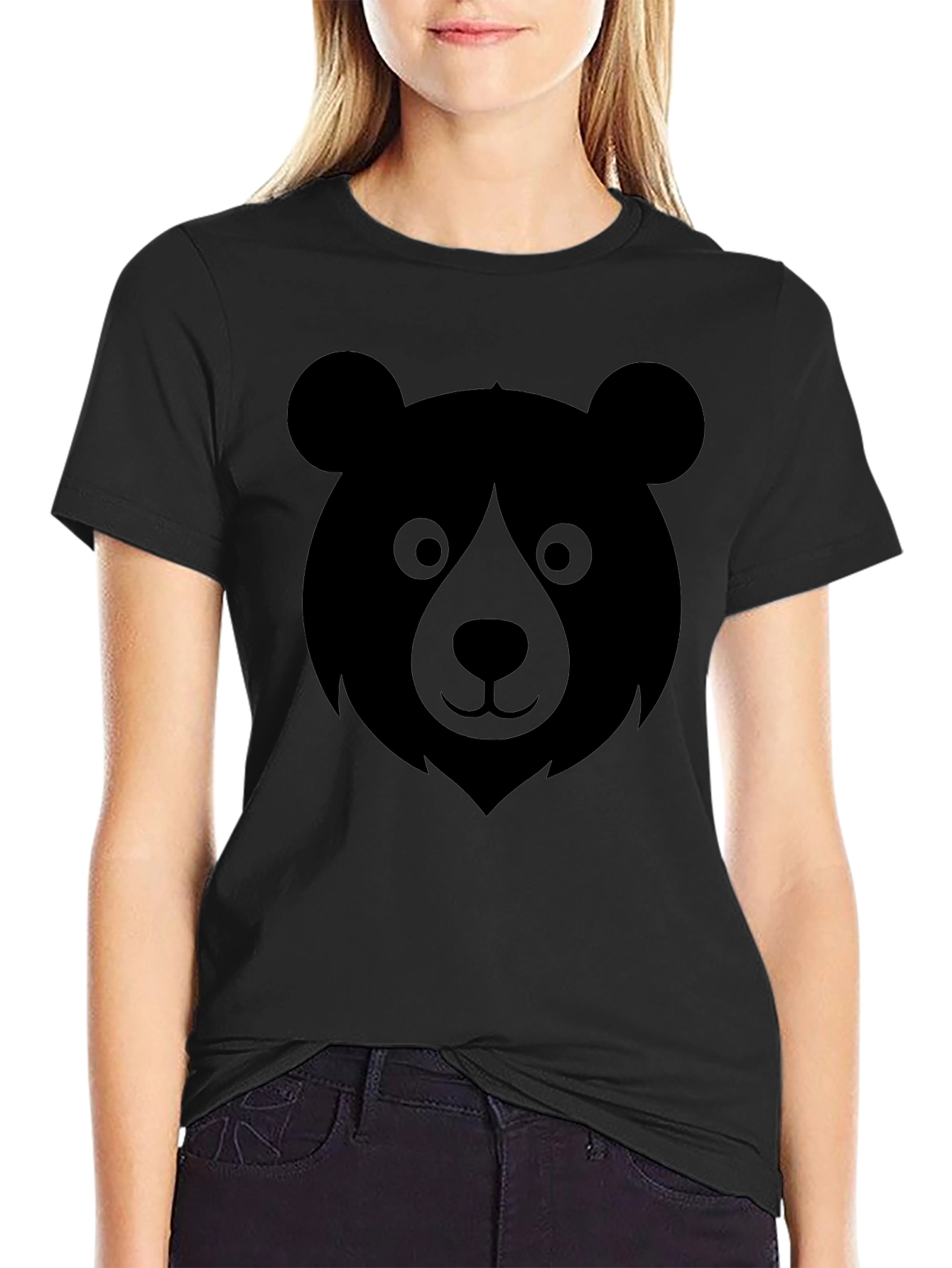 Cool Bear Graphic Black T-Shirt for Casual Wear