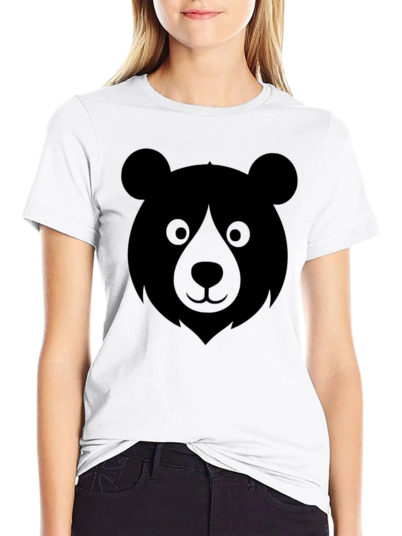 Cool Bear Graphic Black T-Shirt for Casual Wear