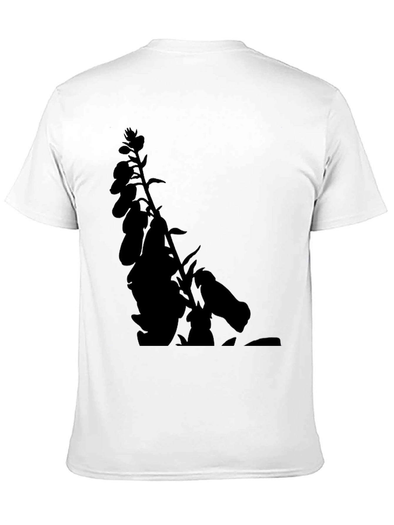 Botanical Black Tee - Mens Stylish Graphic T-Shirt