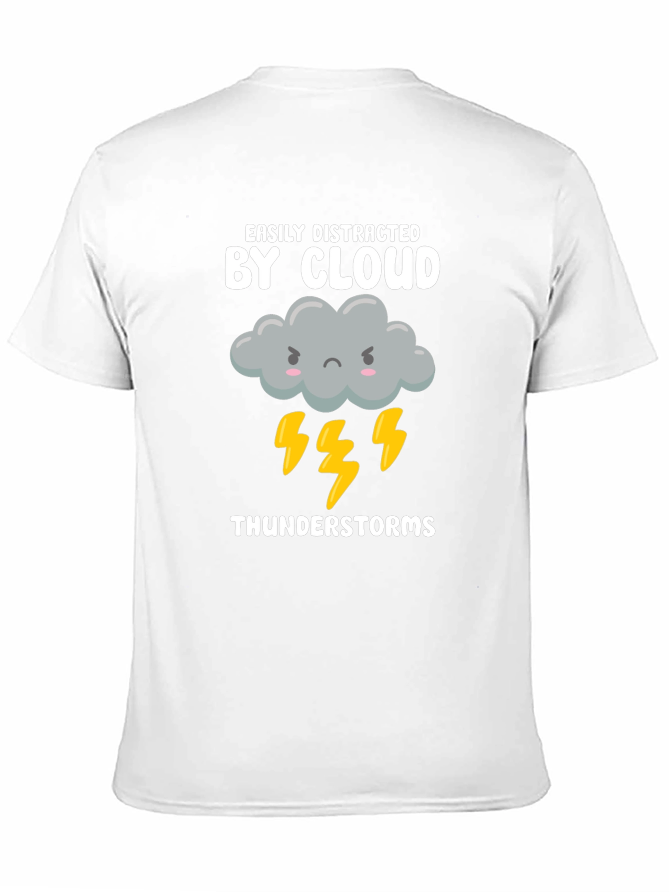 Easily Distracted By Cloud Thunderstorms Graphic T-Shirt