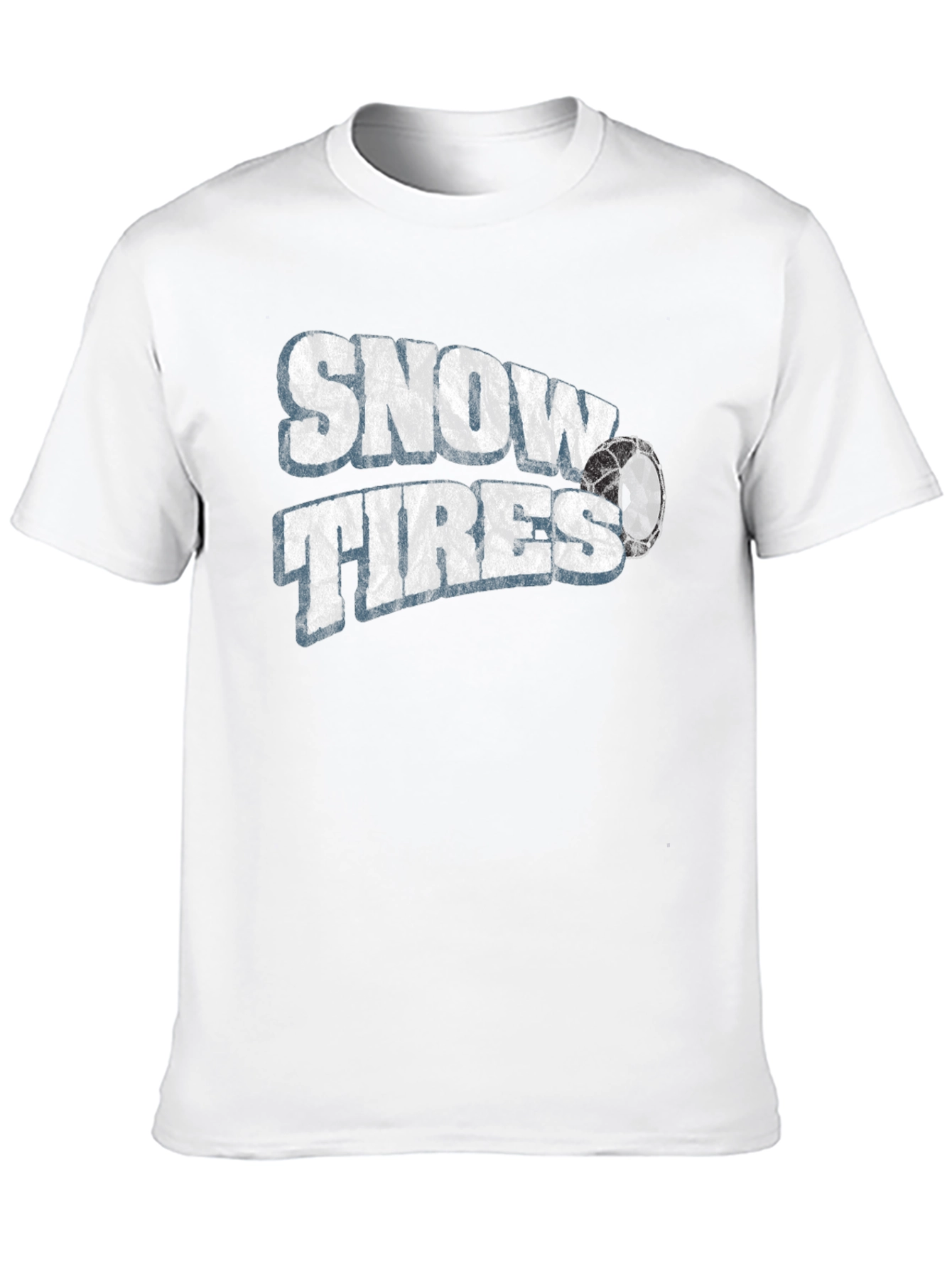Snow Tires Graphic T-Shirt - Black