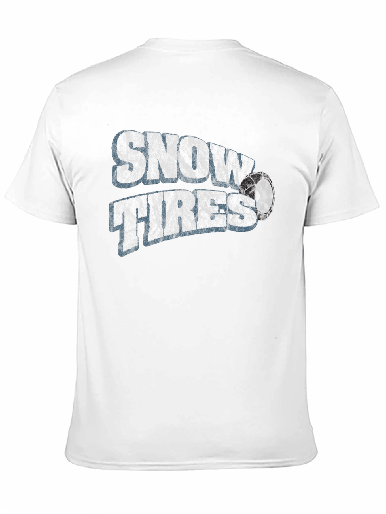 Snow Tires Graphic T-Shirt - Black
