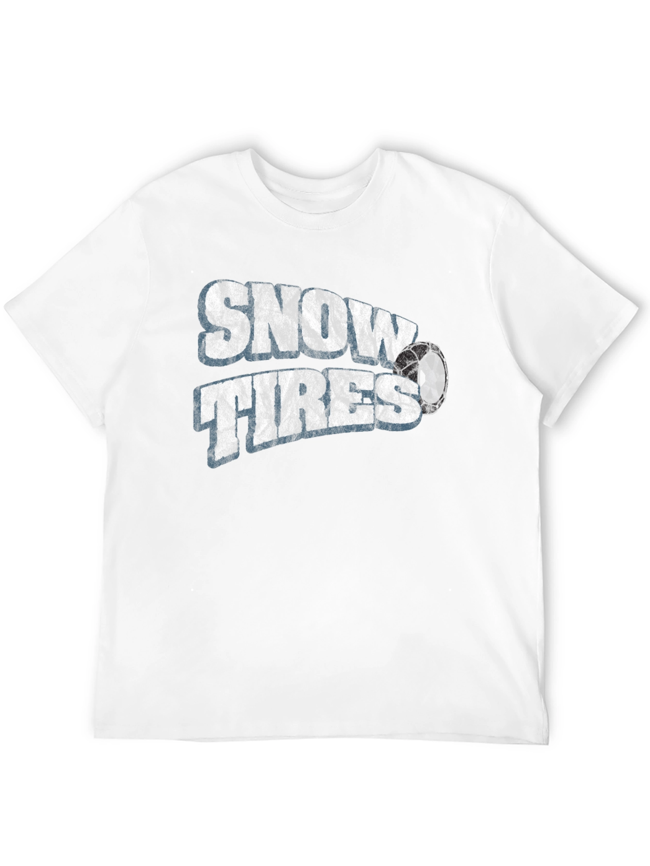 Snow Tires Graphic T-Shirt - Black