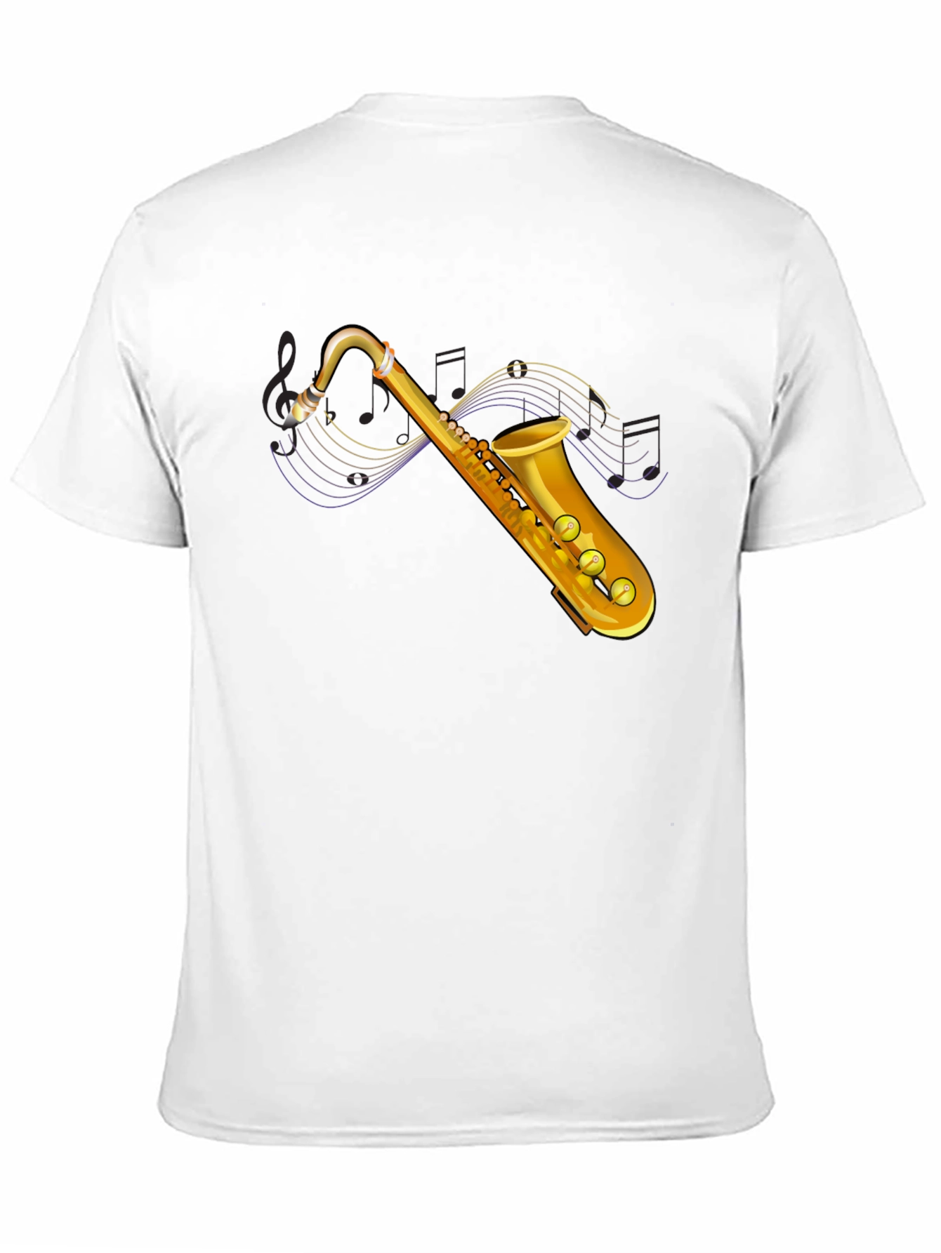 Saxophone Graphic T-Shirt - Music Lover Tee