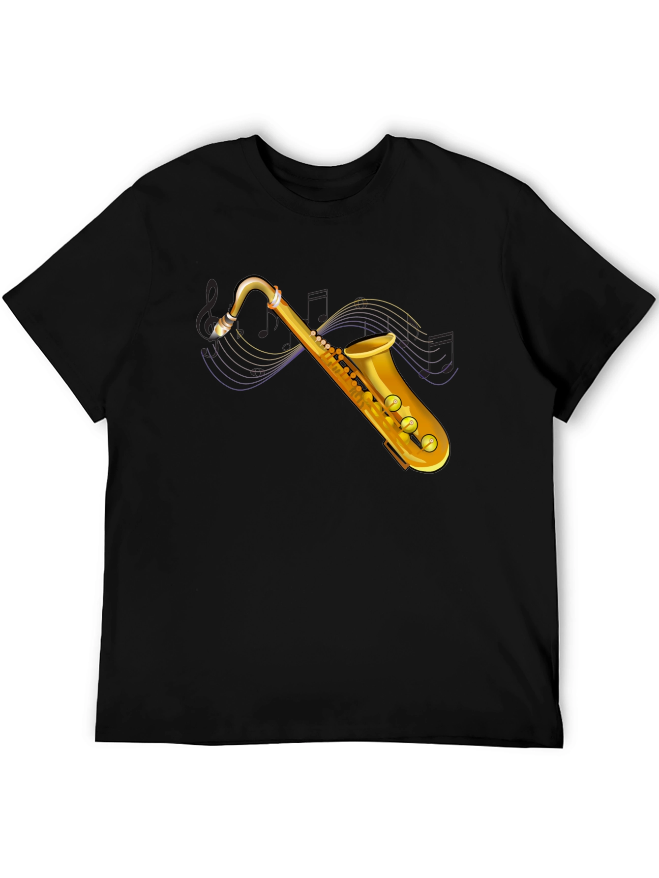 Saxophone Graphic T-Shirt - Music Lover Tee