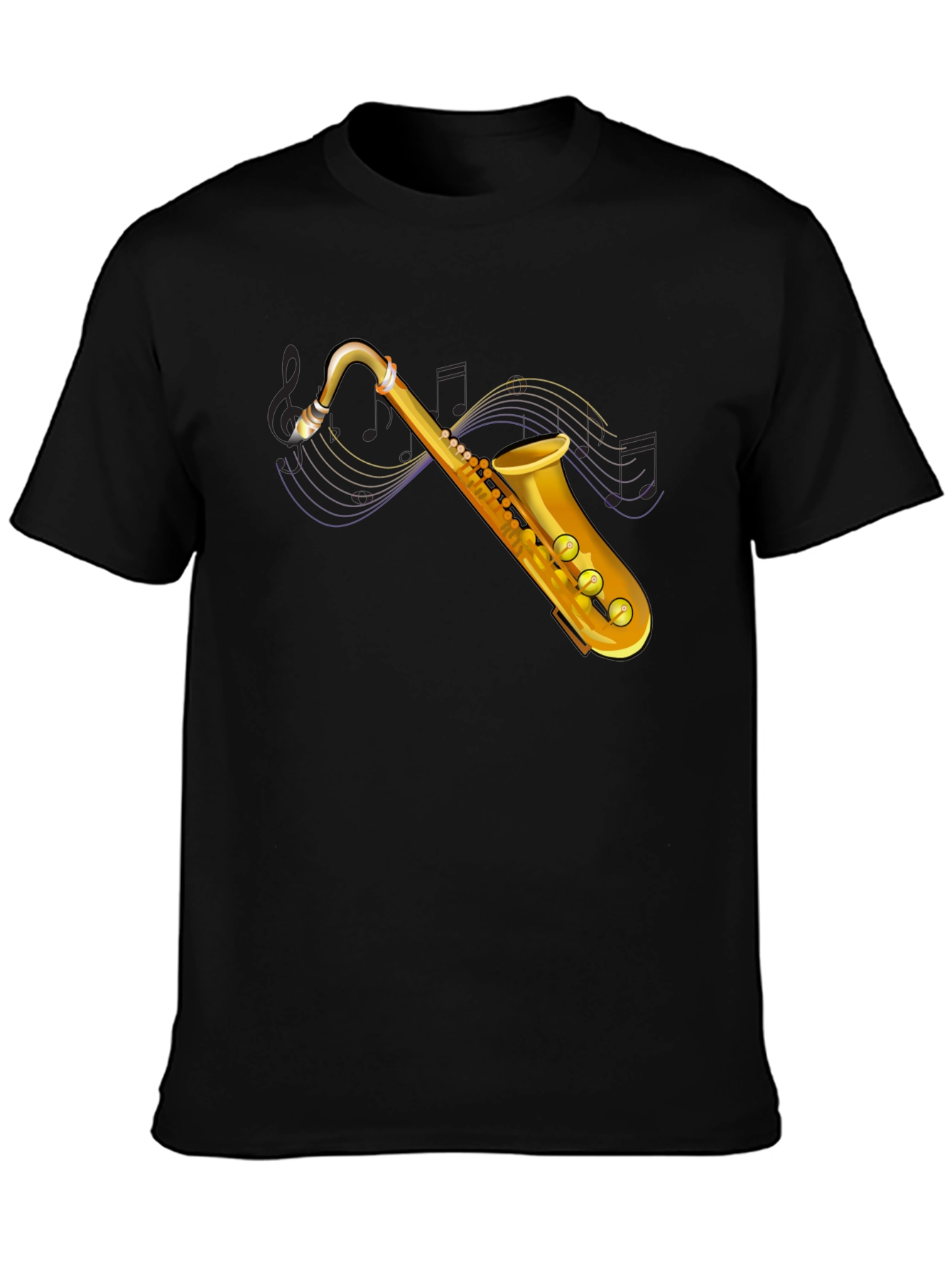 Saxophone Graphic T-Shirt - Music Lover Tee