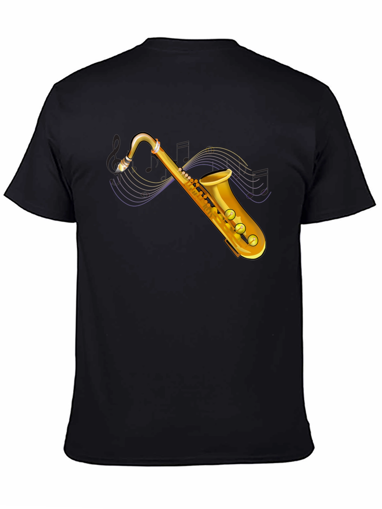 Saxophone Graphic T-Shirt - Music Lover Tee