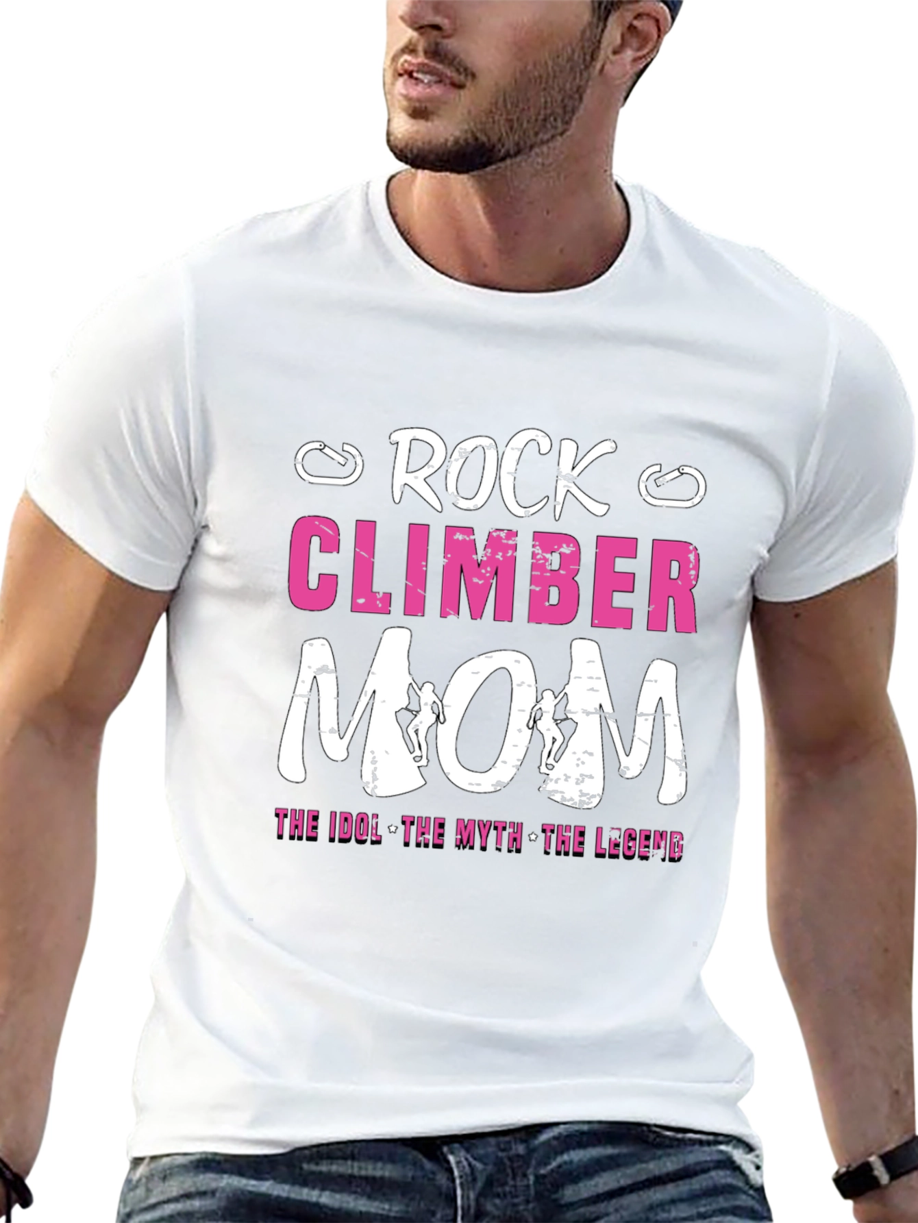 Rock Climber Mom T-Shirt - Idol Myth Legend