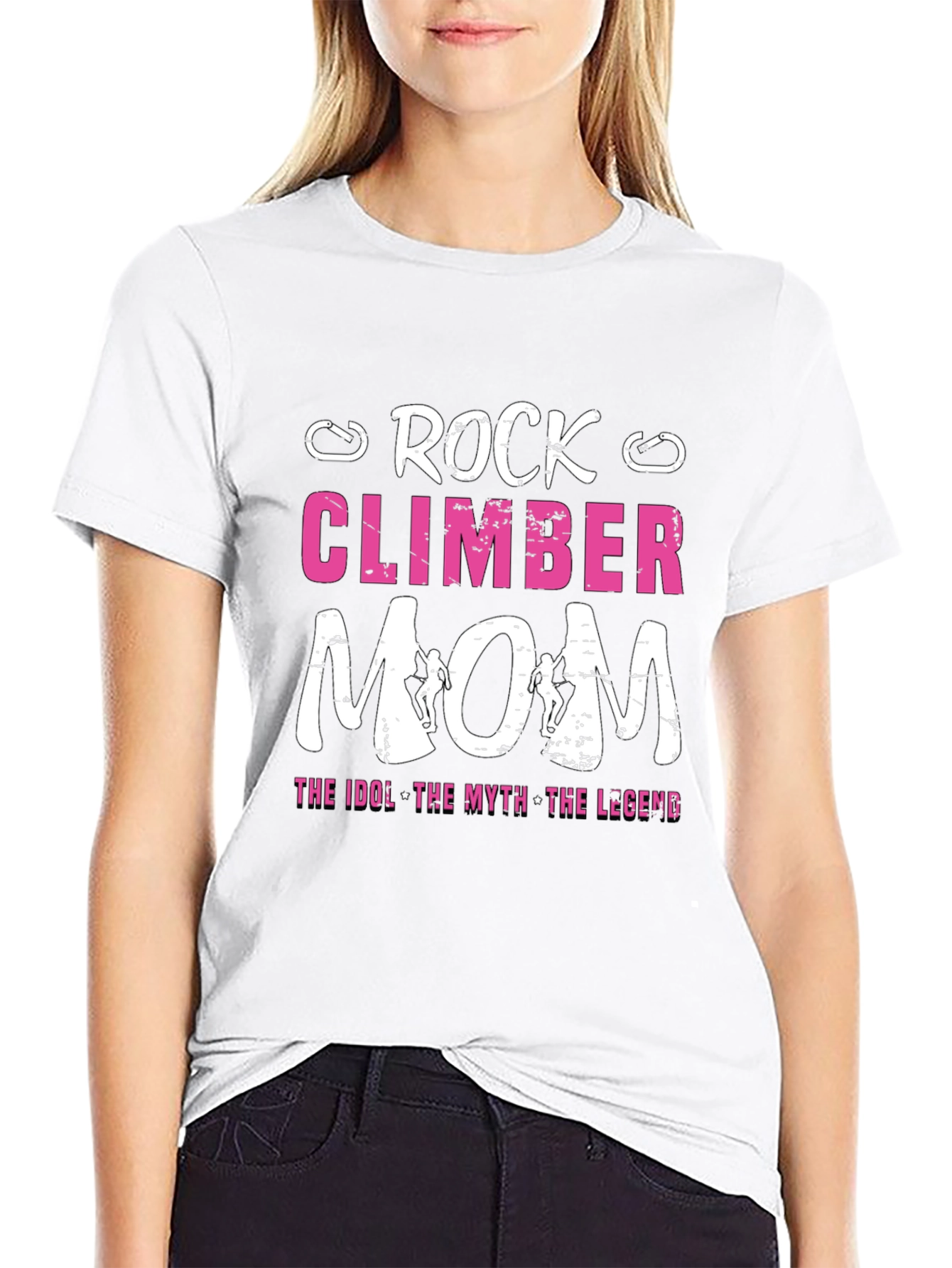 Rock Climber Mom T-Shirt - Idol Myth Legend
