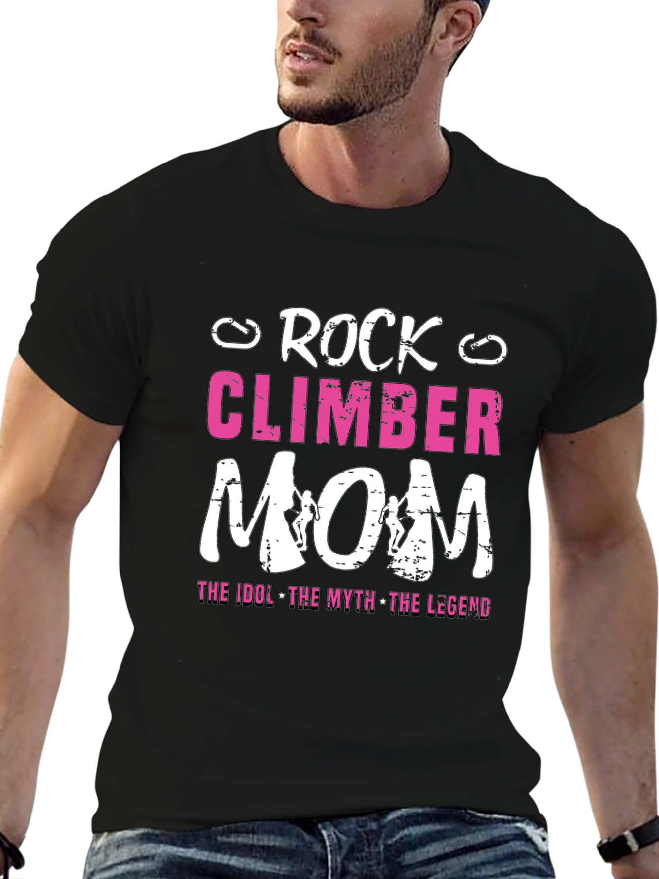 Rock Climber Mom T-Shirt - Idol Myth Legend