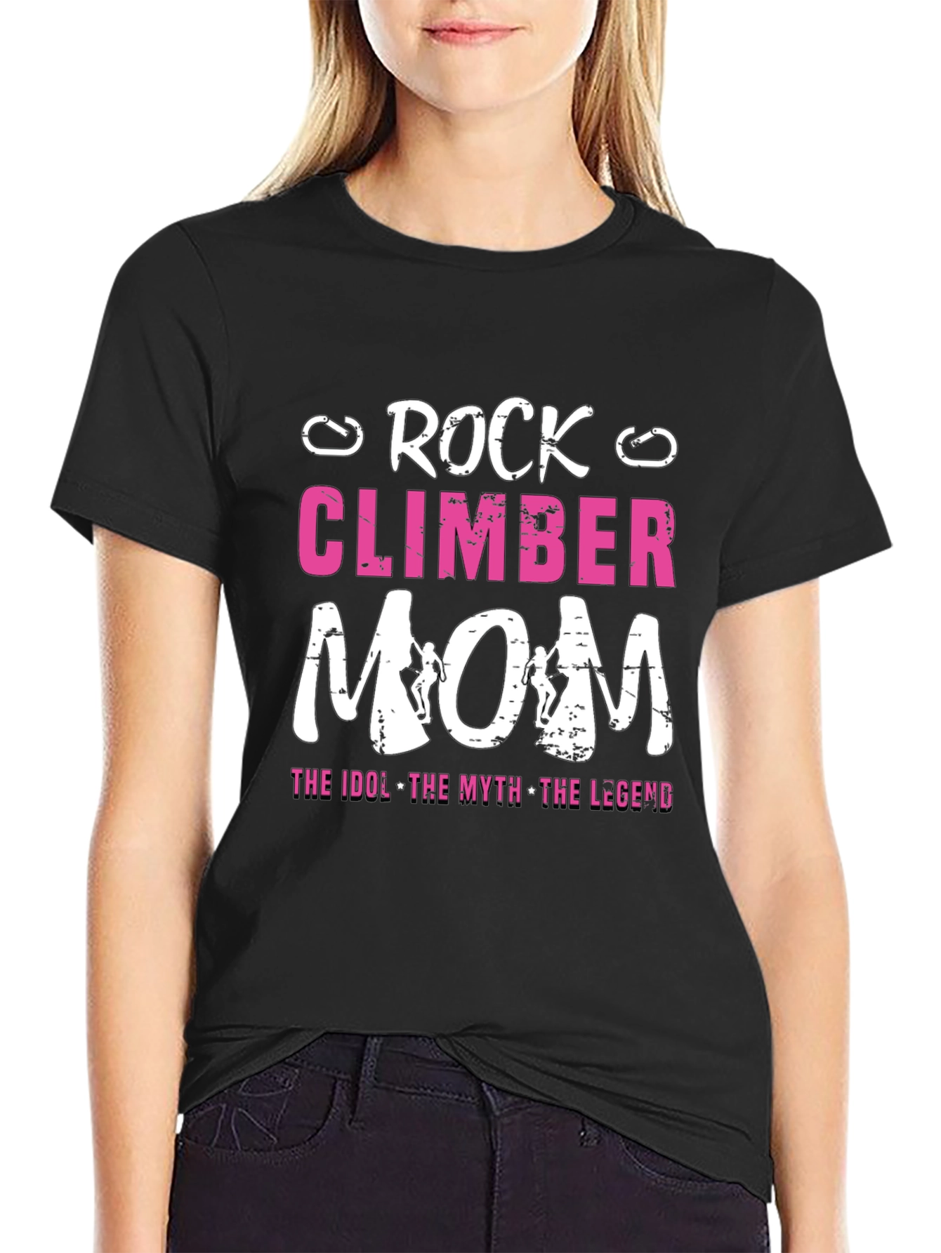 Rock Climber Mom T-Shirt - Idol Myth Legend