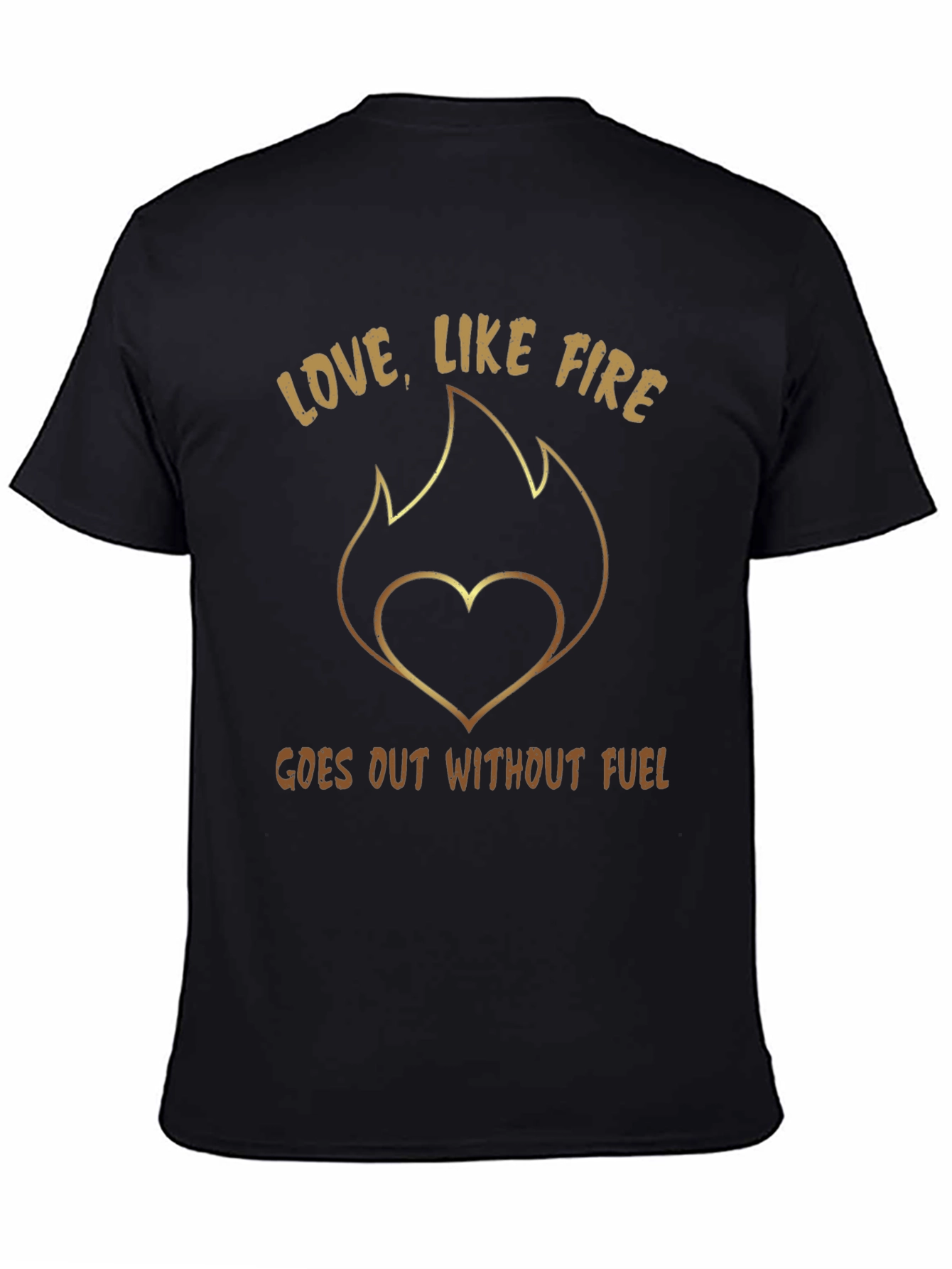 Love Like Fire T-Shirt - Heart Flame Tee