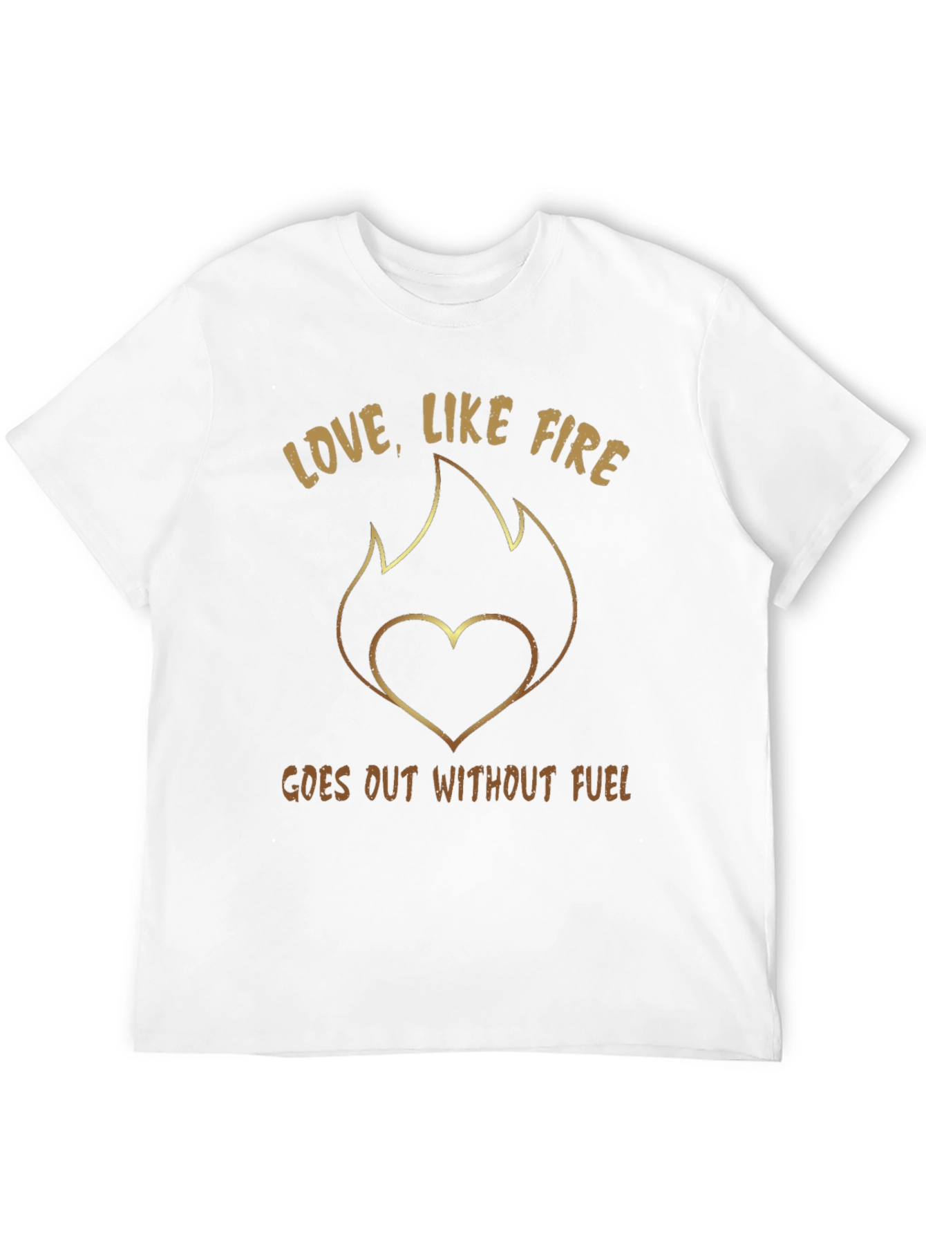 Love Like Fire T-Shirt - Heart Flame Tee