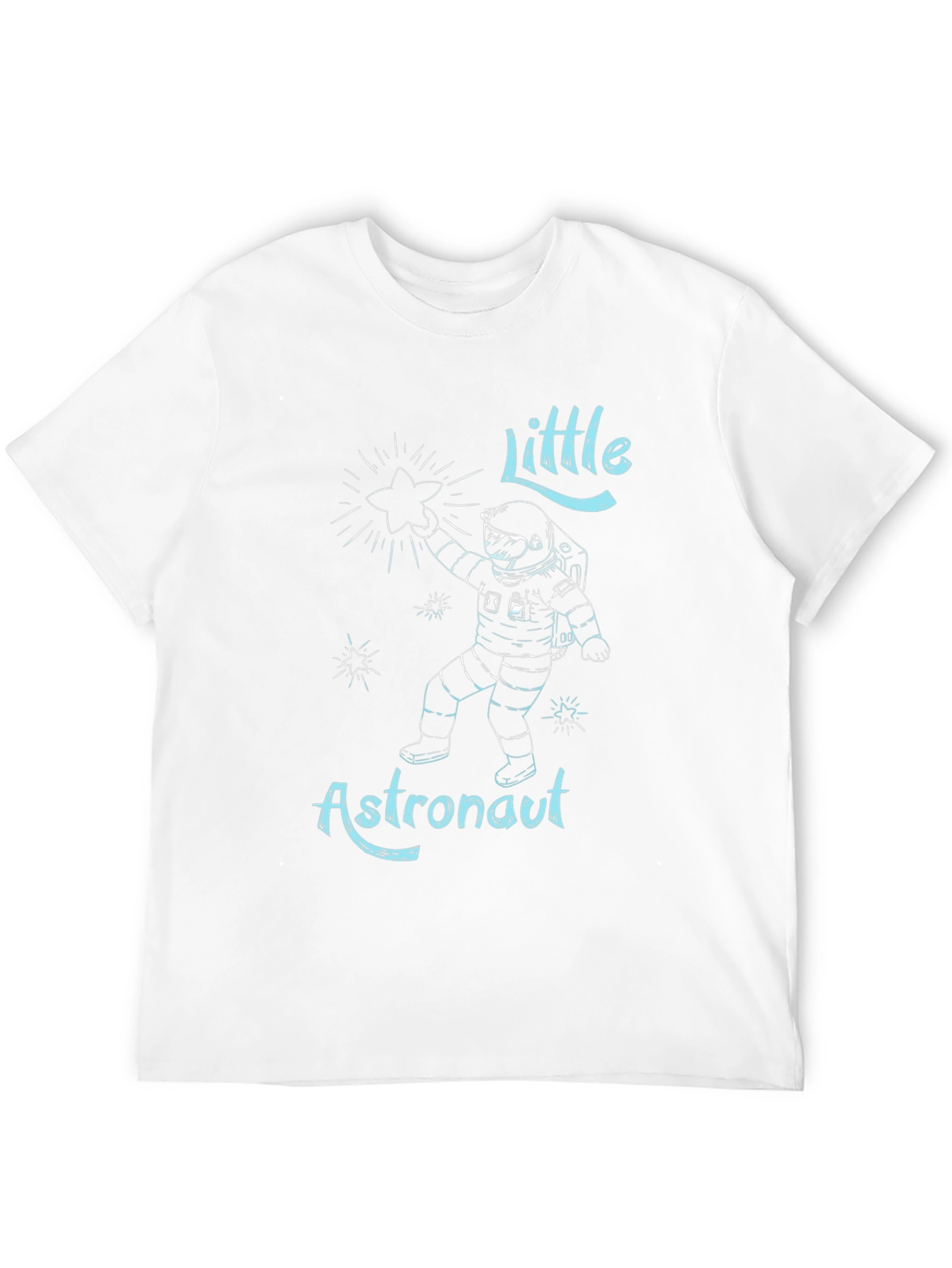 Little Astronaut Black T-Shirt