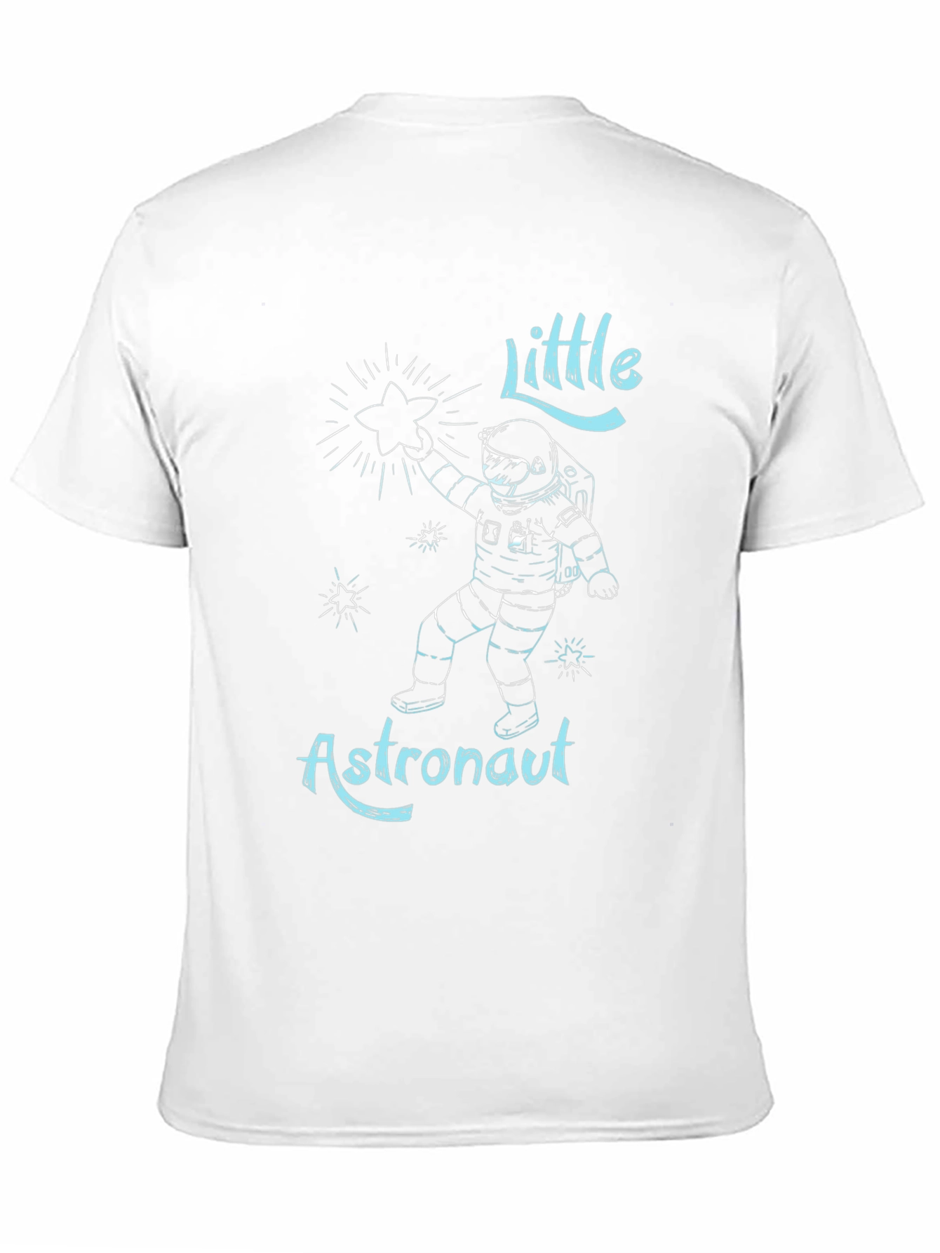 Little Astronaut Black T-Shirt