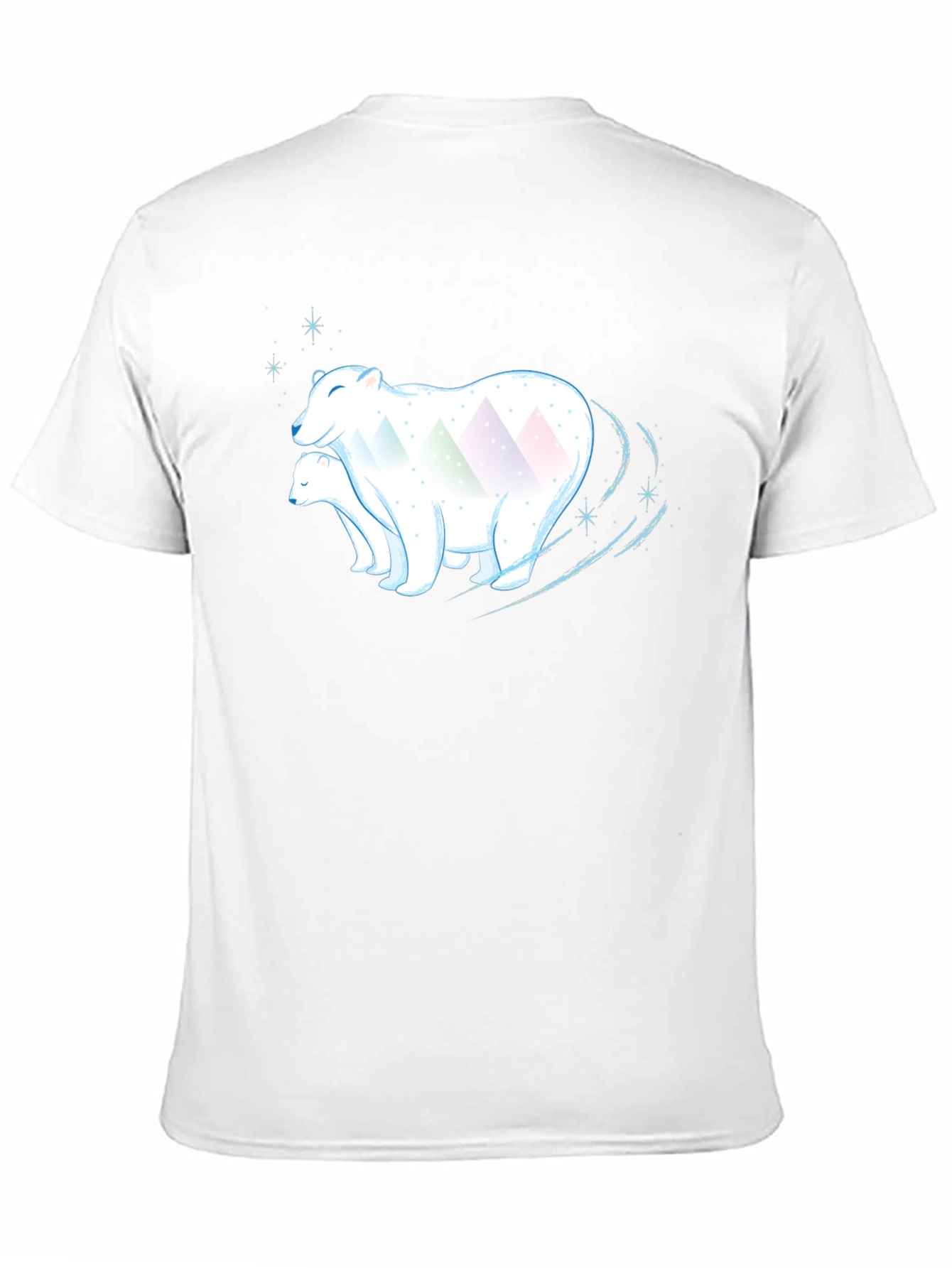 Polar Bear Graphic Tee - Black