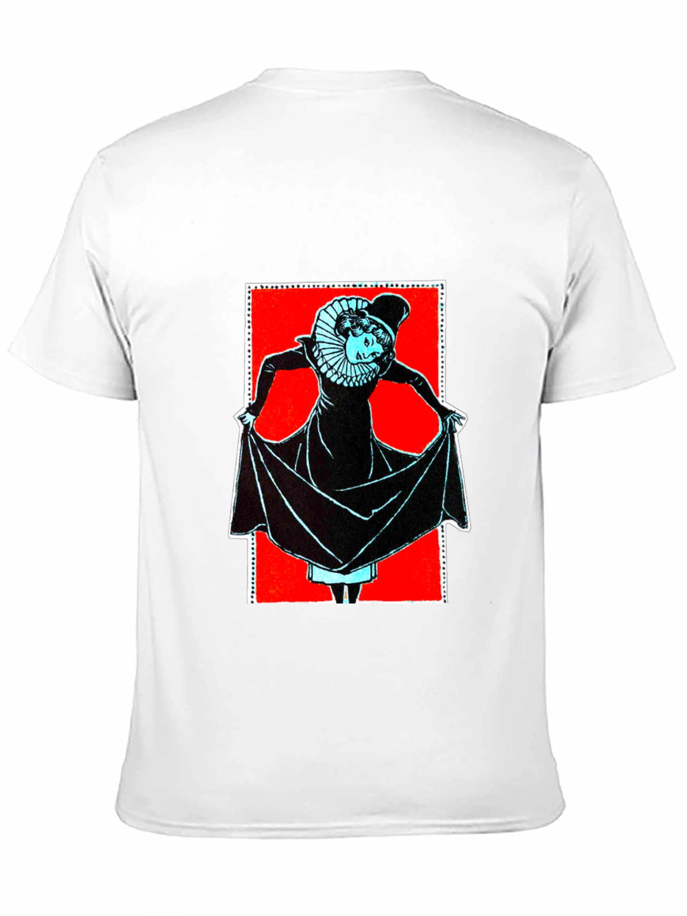 Retro Graphic Print Black T-Shirt