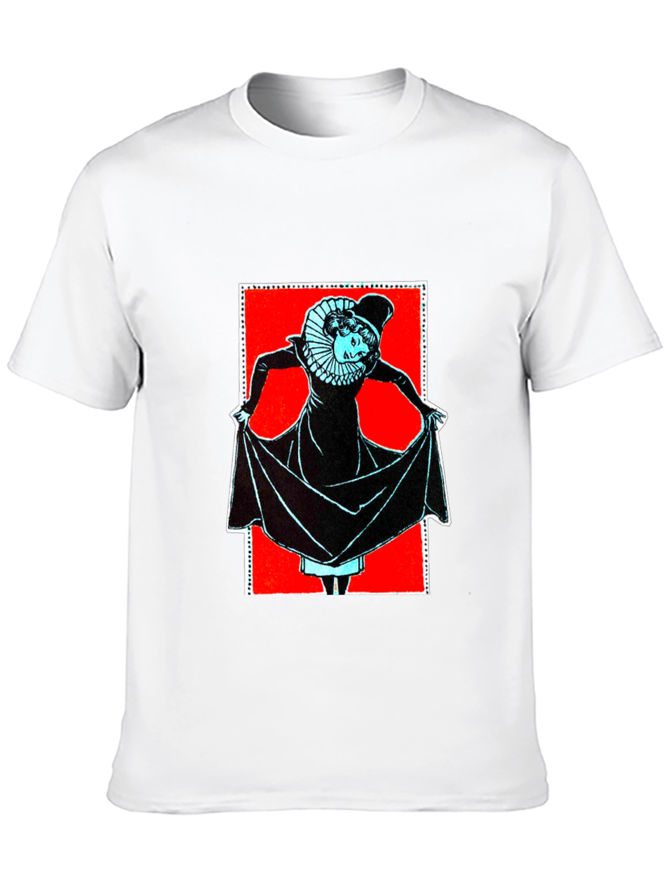 Retro Graphic Print Black T-Shirt