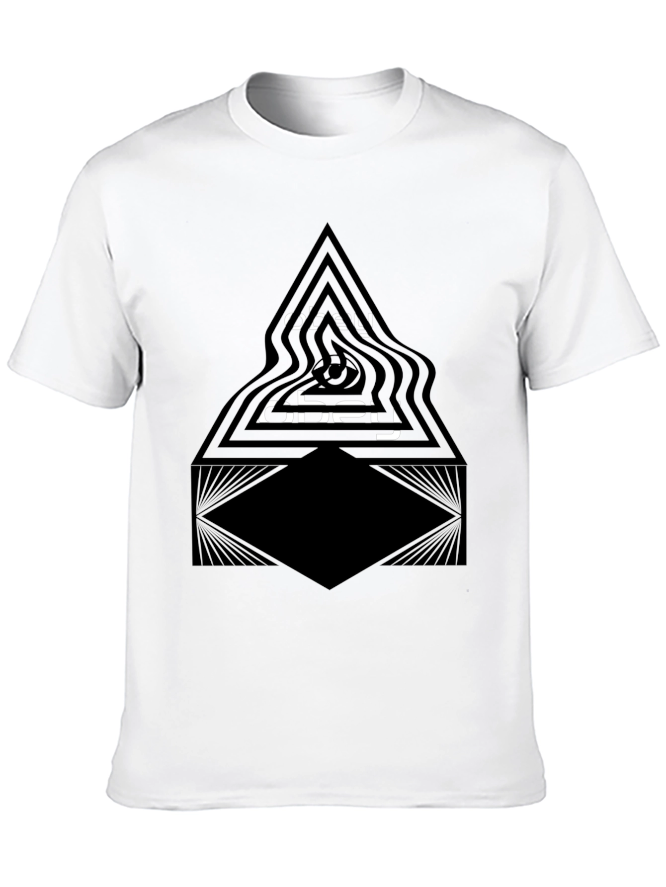 Obey Triangle Graphic Black T-Shirt