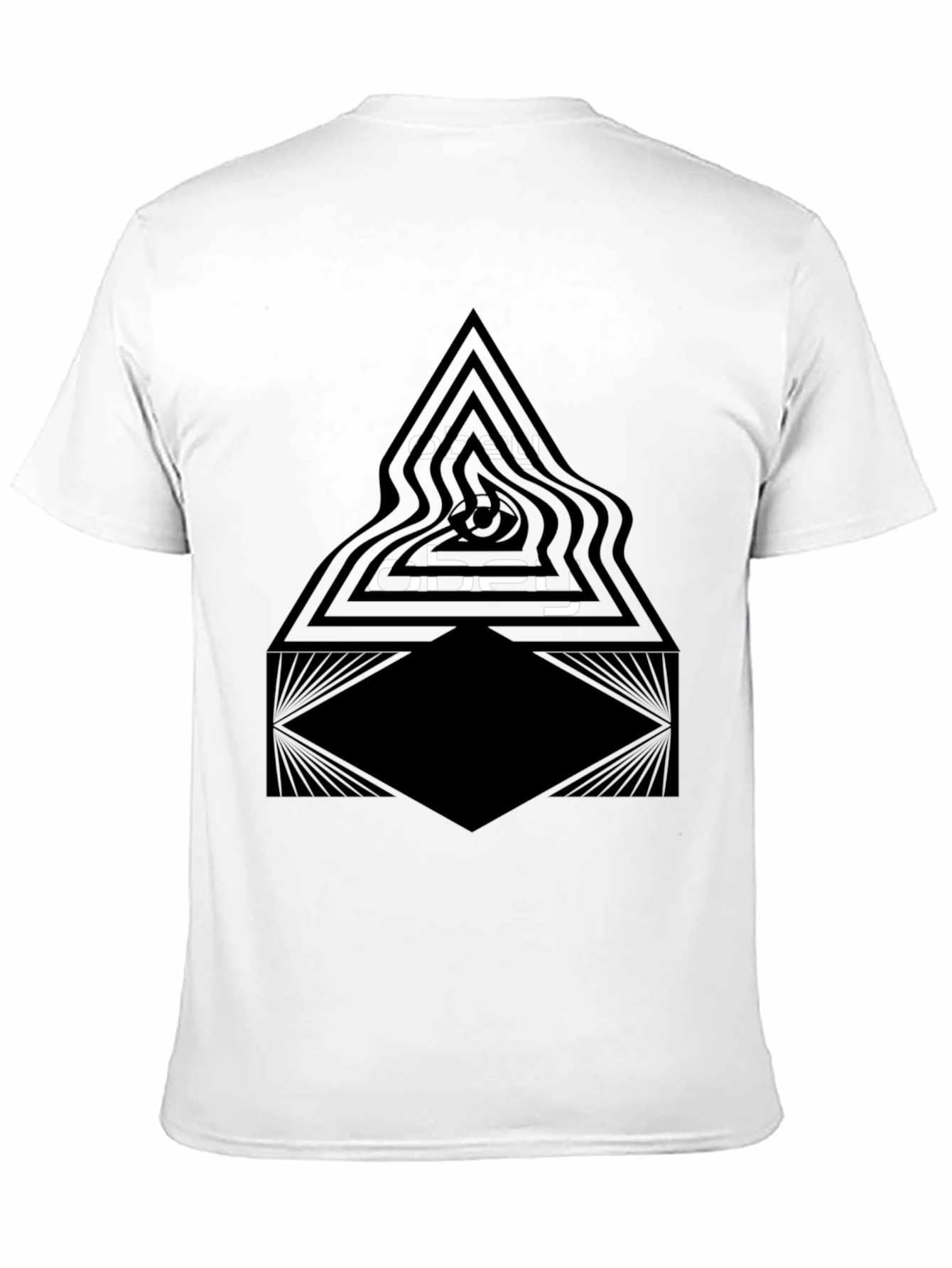Obey Triangle Graphic Black T-Shirt